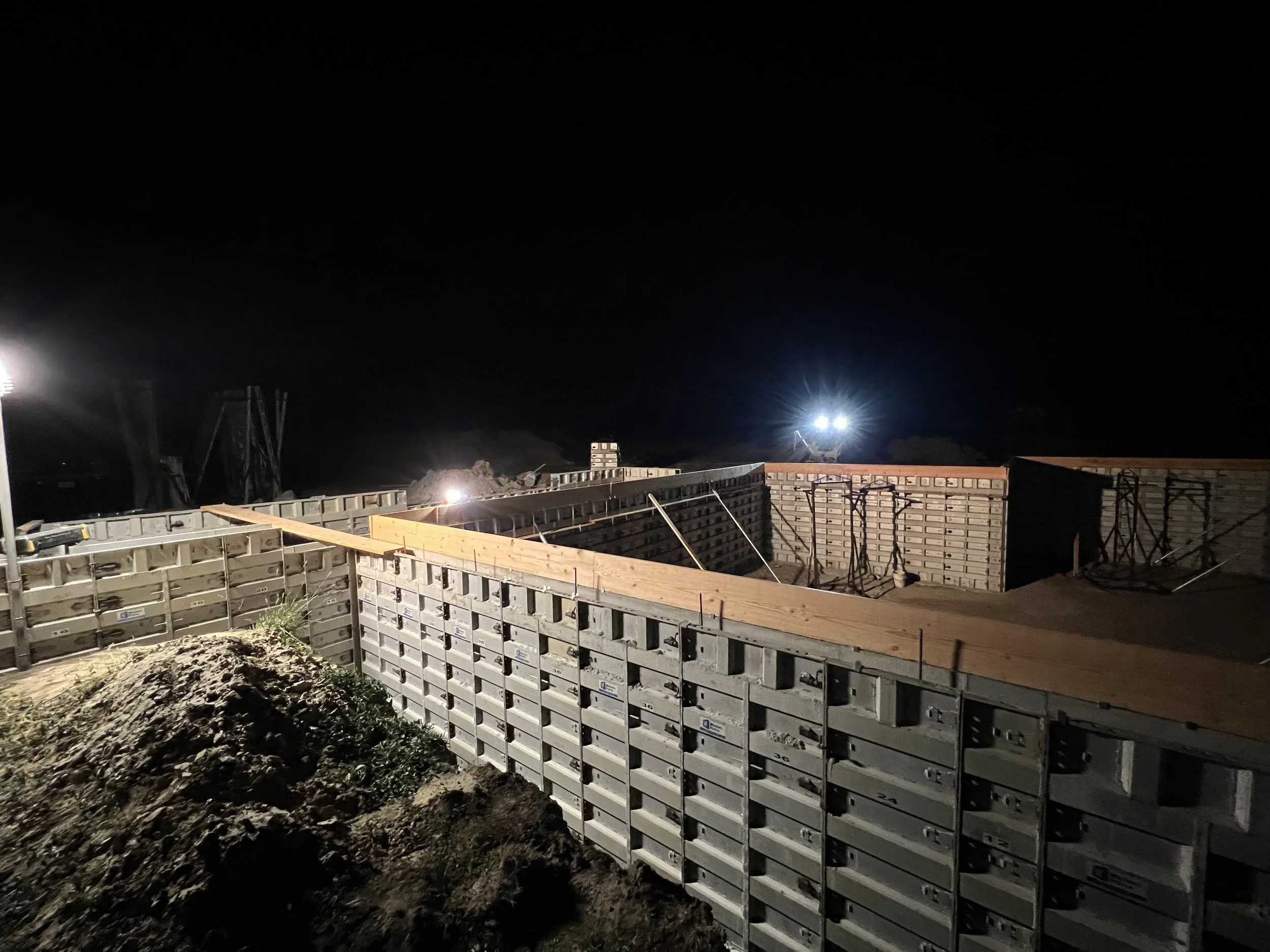 10’ basement walls 