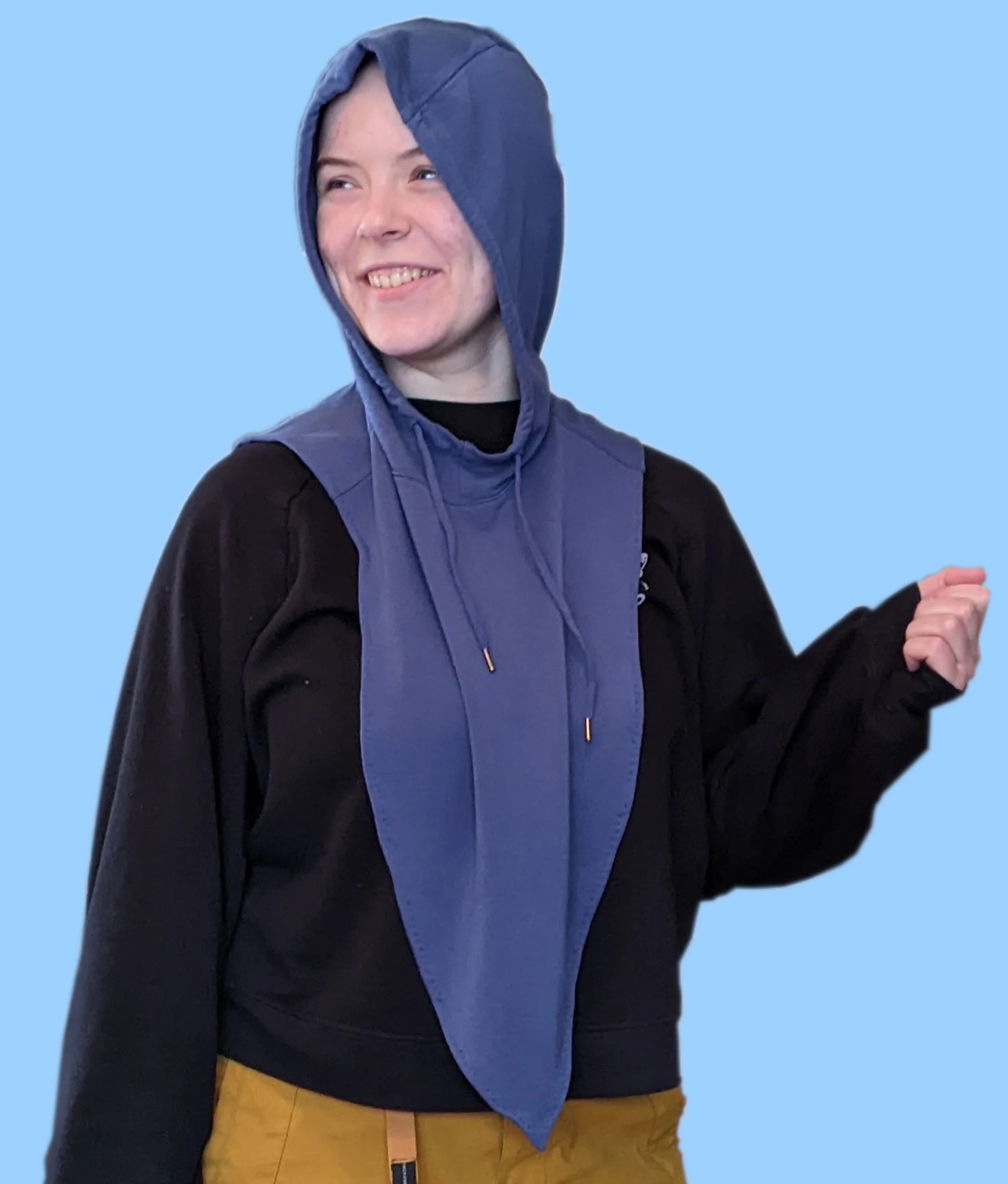 Lightweight Blue Liripipe