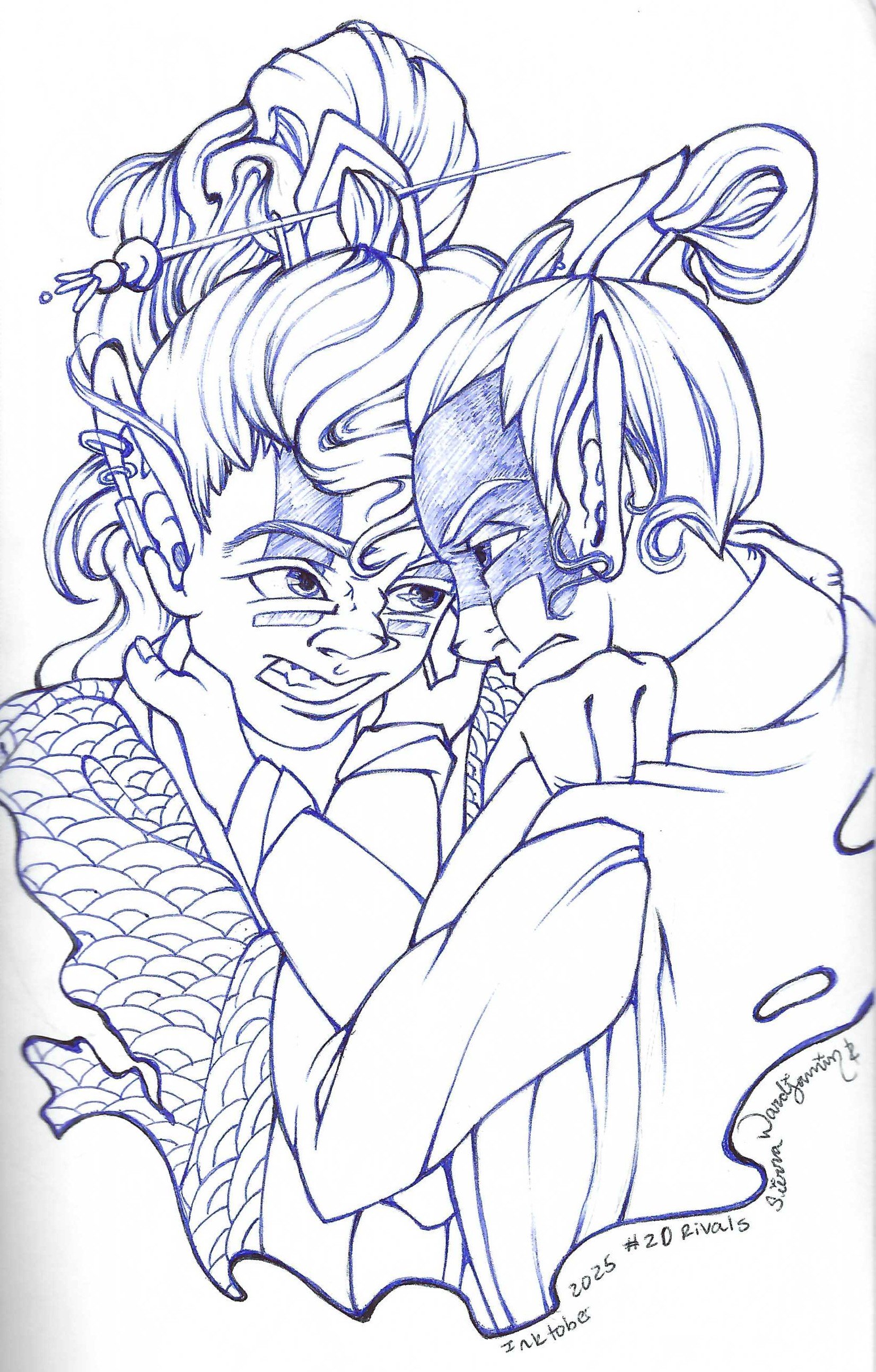 Inktober2025_20 Rivals.jpg