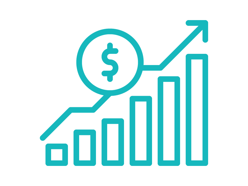 Icon for salary increase