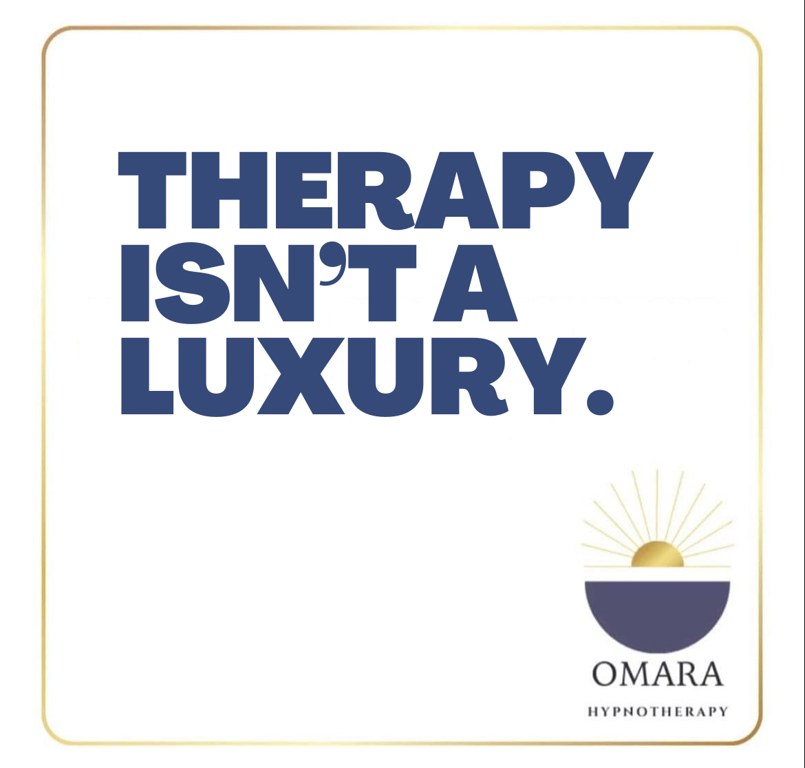 Therapy isn’t a luxury.