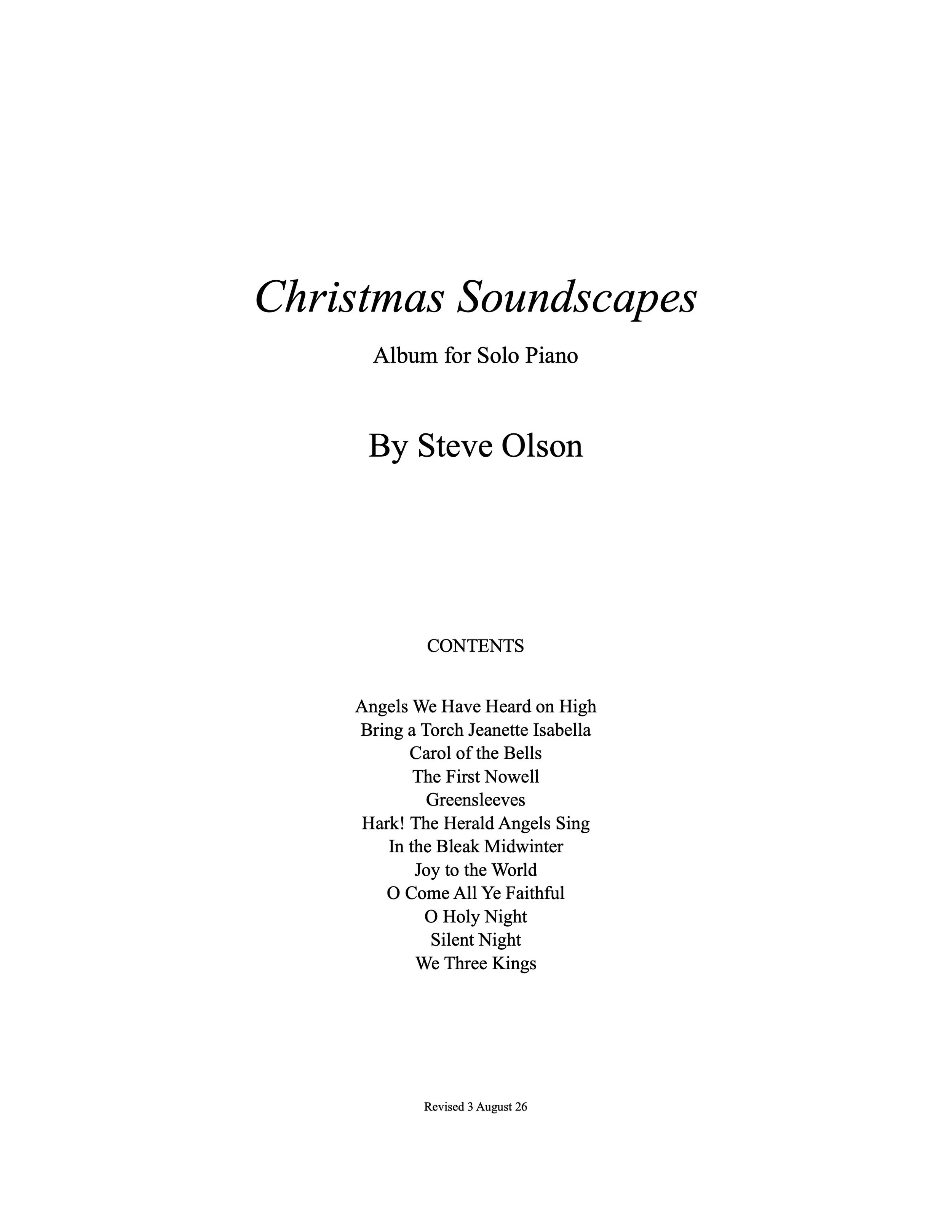 Christmas Soundscapes (Complete Album)