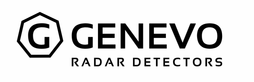 Logo of Genevo Radar Detectors featuring a black hexagon with the letter G inside and the text 'Genevo' and 'Radar Detectors'.