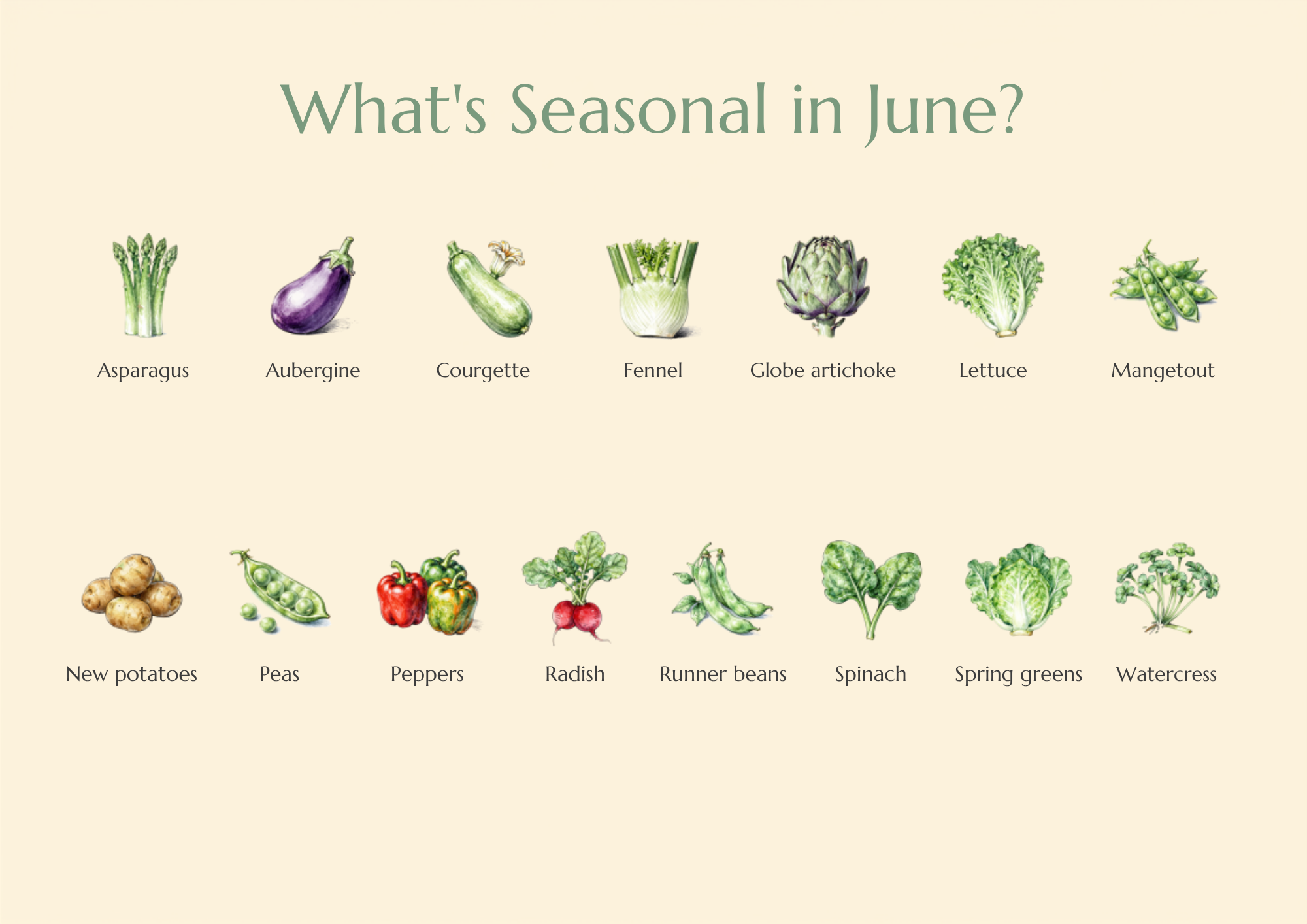 What’s seasonal this month? Three for the price of one!