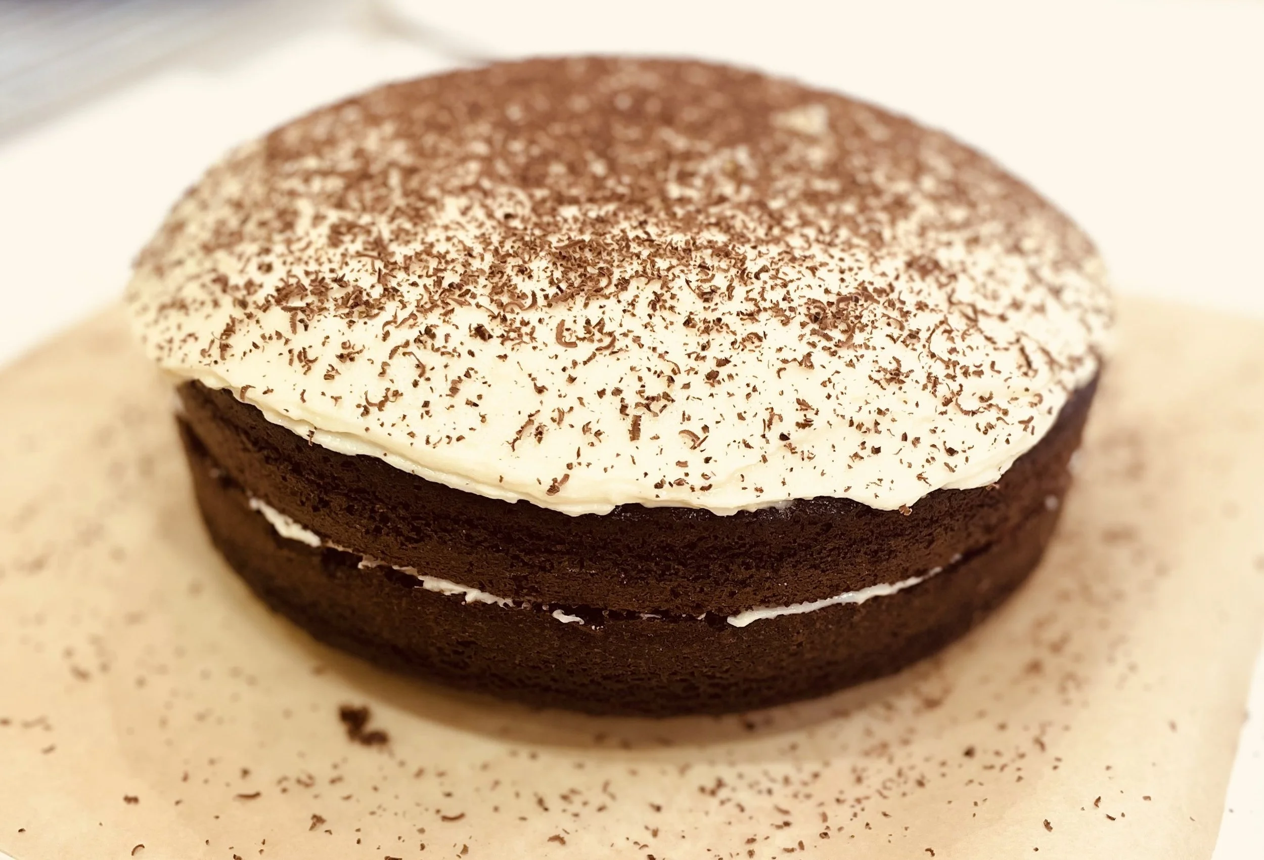 South London Caterer, the Hidden Kitchen's example homemade cake for client dinner party and celebration.