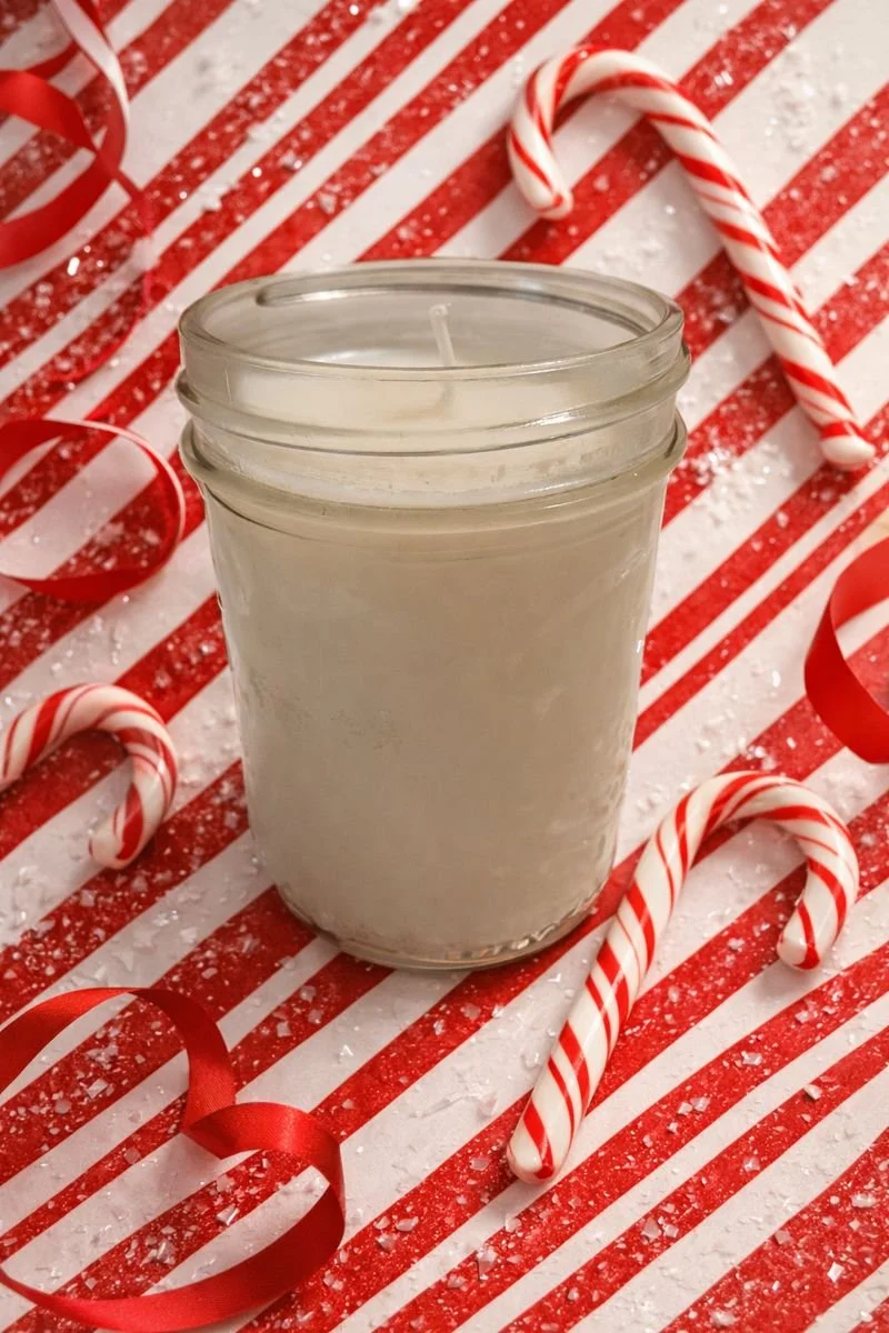 Candy Cane Bliss Soy Candle (2 candles)