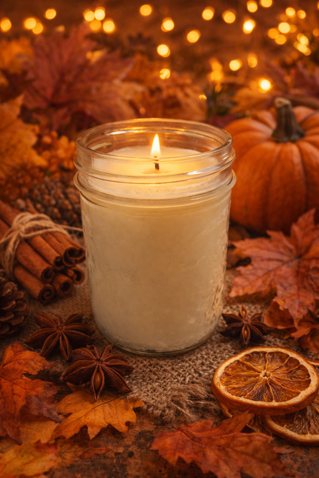 Autumn Spice 100% Soy Candle 8oz (2 candles)