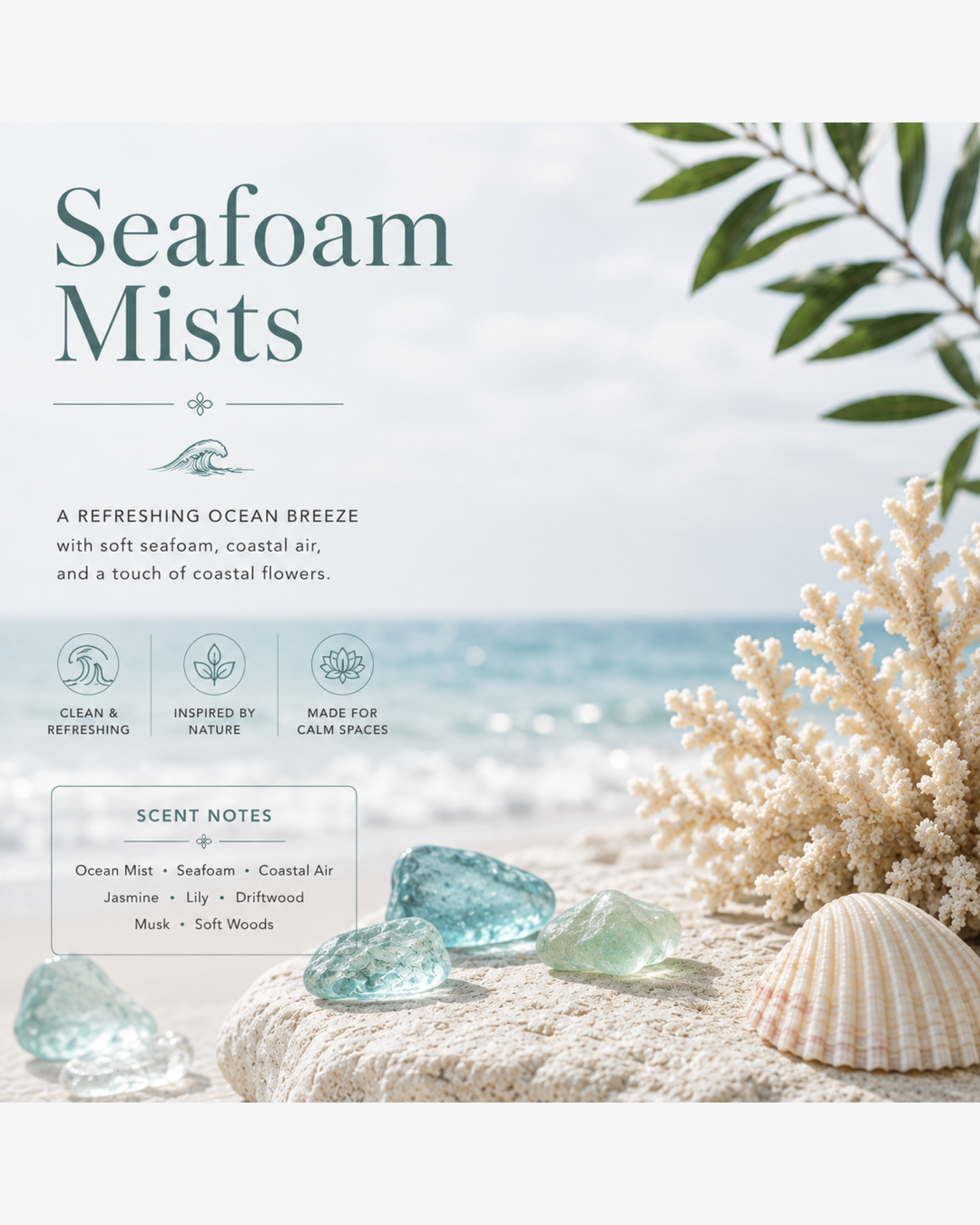 Seafoam Mists Fragrance Oil 4oz