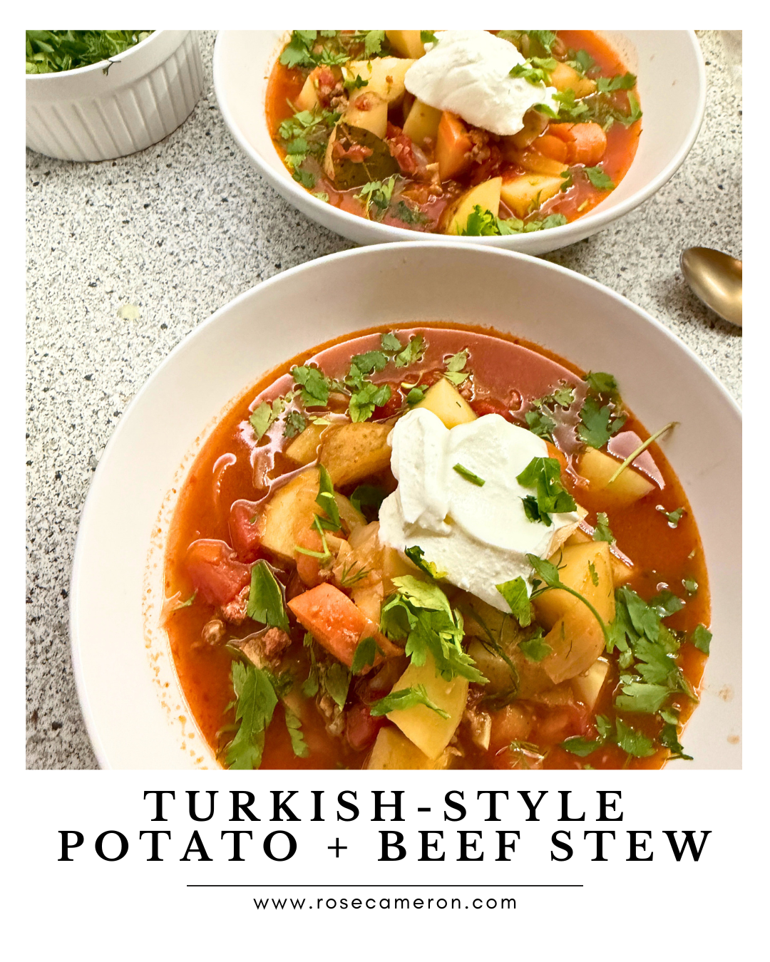 Turkish-Style Potato + Beef Stew