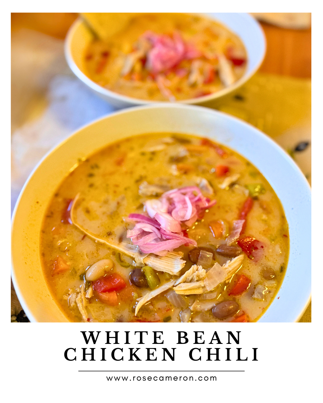WHITE BEAN + CHICKEN ‘CHILI’