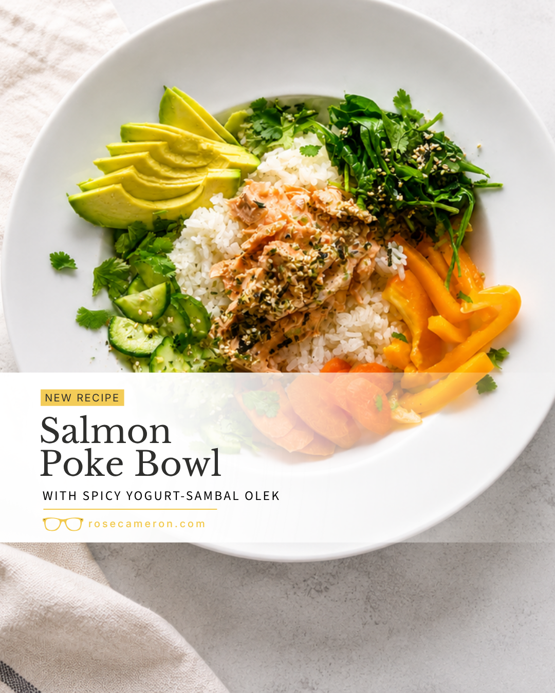 Spicy Salmon Poke Bowl