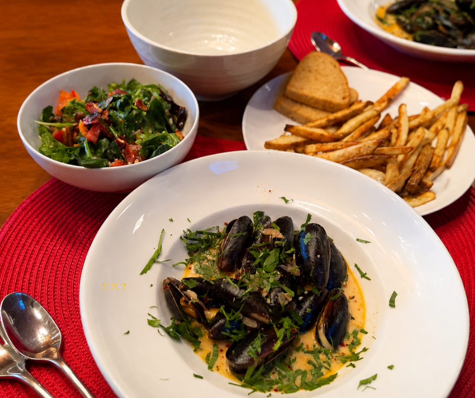 Moules-Frites (mussels + Fries)