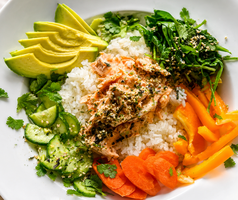 Spicy Salmon Poke Bowl