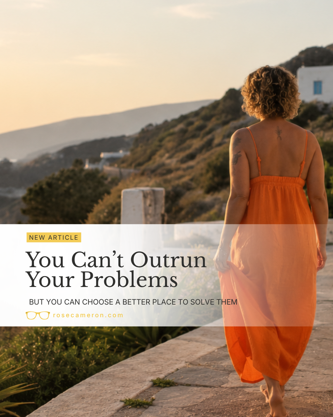 You Can’t Outrun Your Problems, but…