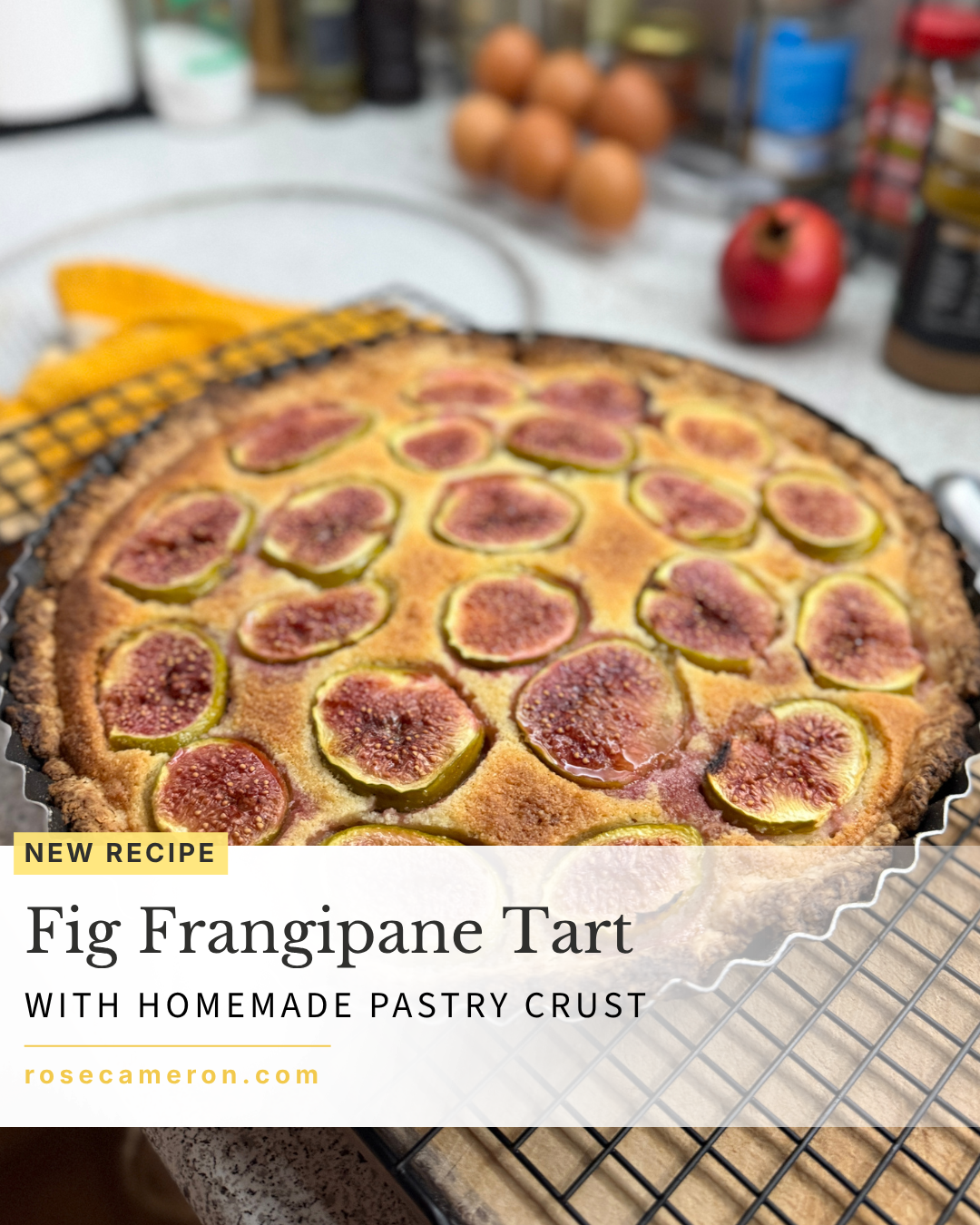 Fig Frangipane tart