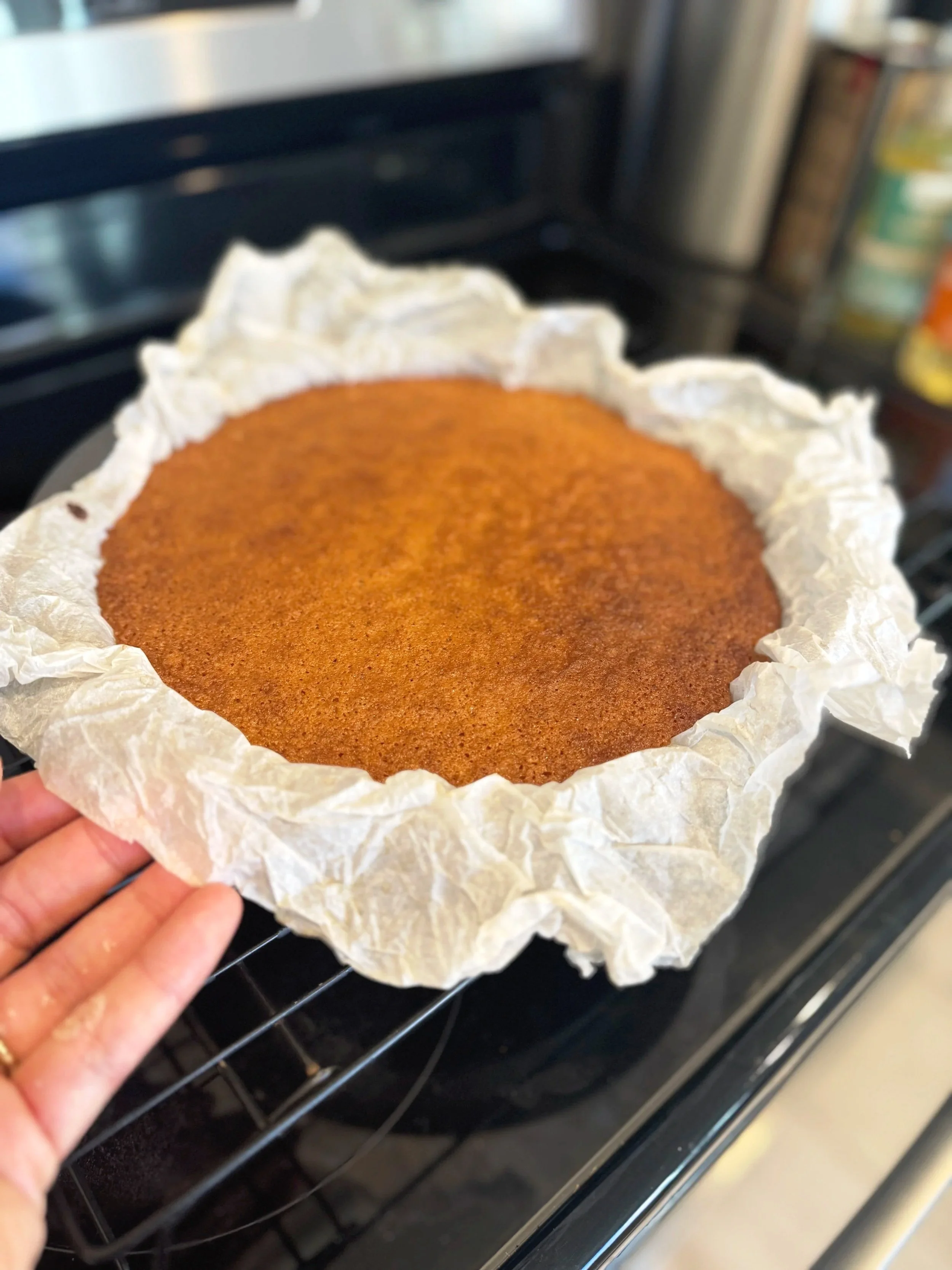 Chamomile orange cake