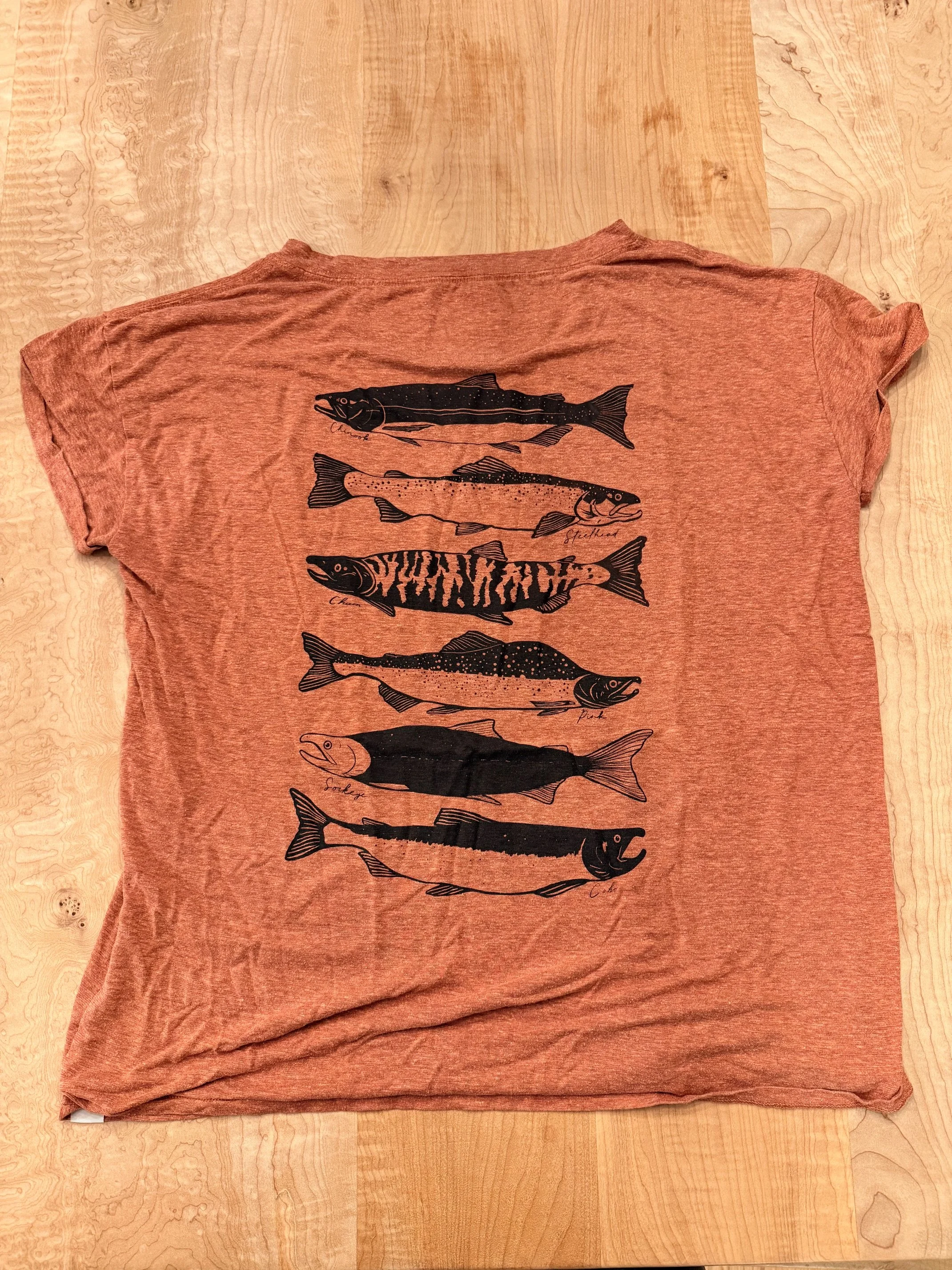 Lightly Used XL Orange Short Sleeve Shirt