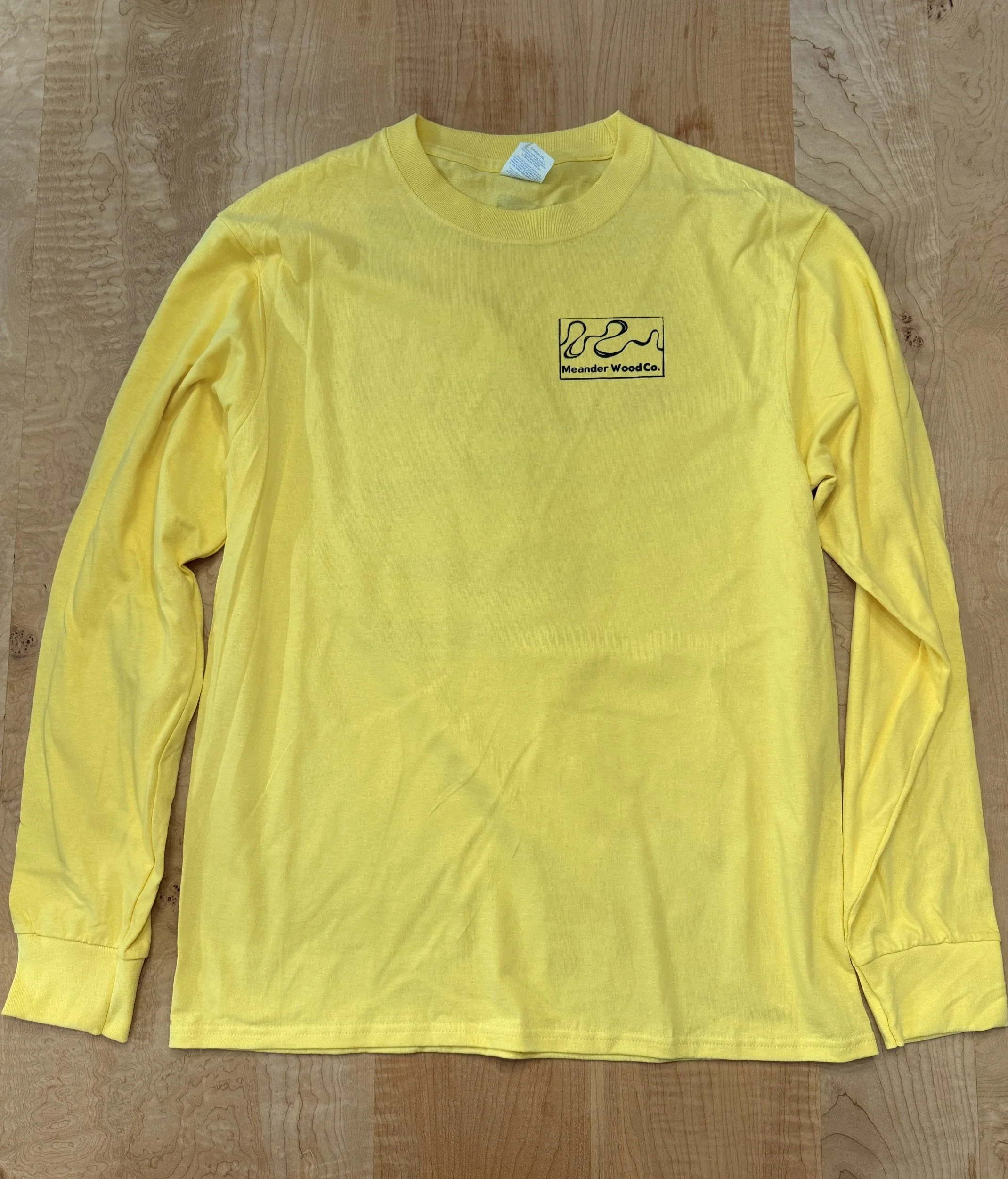 Yellow Long Sleeve Fish Shirt With MWC Logo