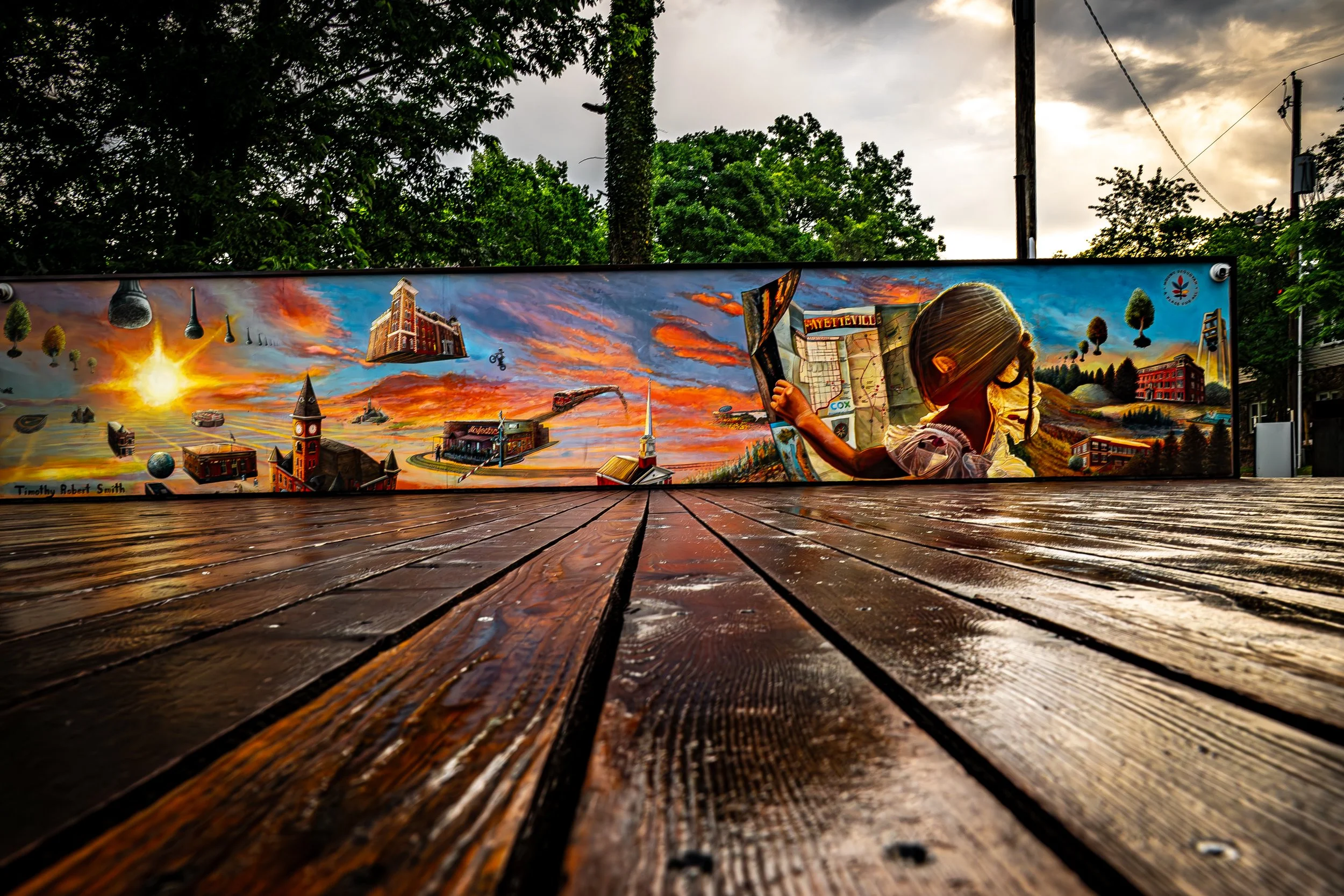 Downtown Mural Scene