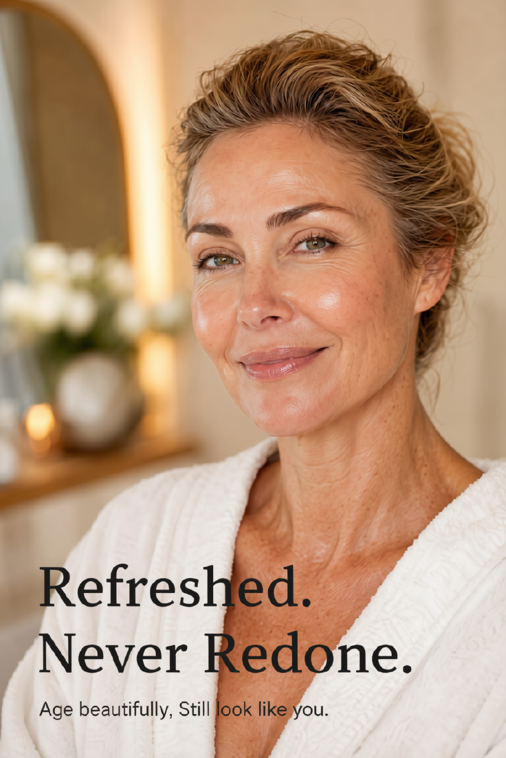 How to Age Beautifully Without Looking Overdone