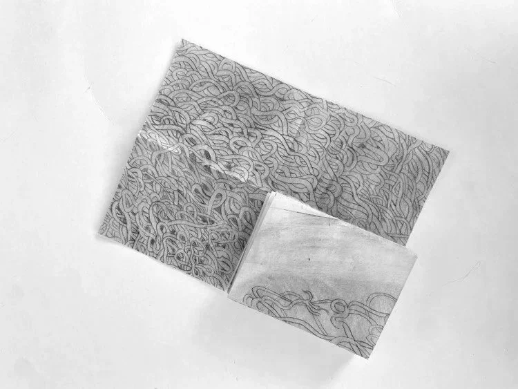   idiom and anthem , etching and ink on paper 