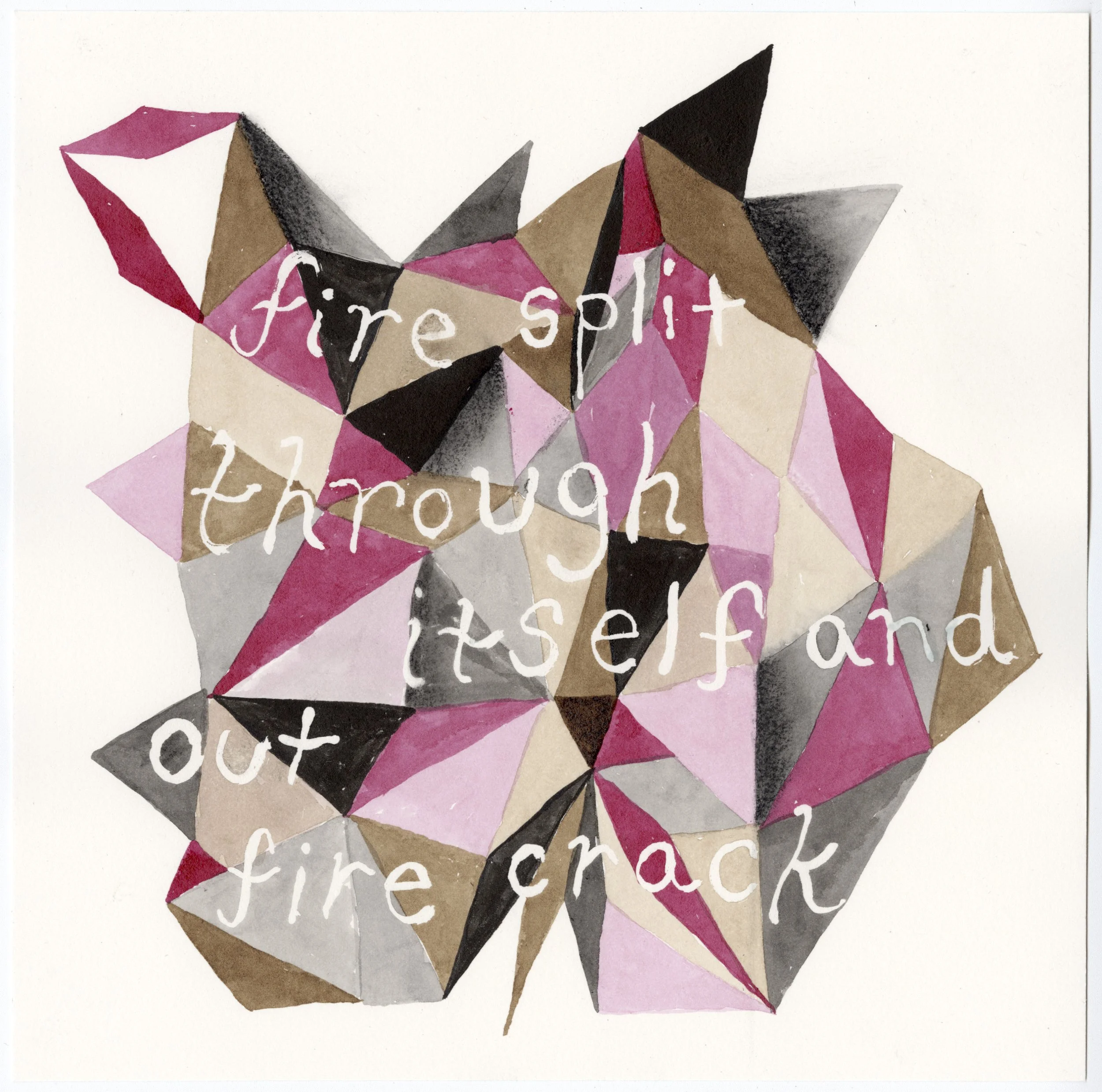   affections,  2026, ink and charcoal on paper, 8.5 × 8.5 in 