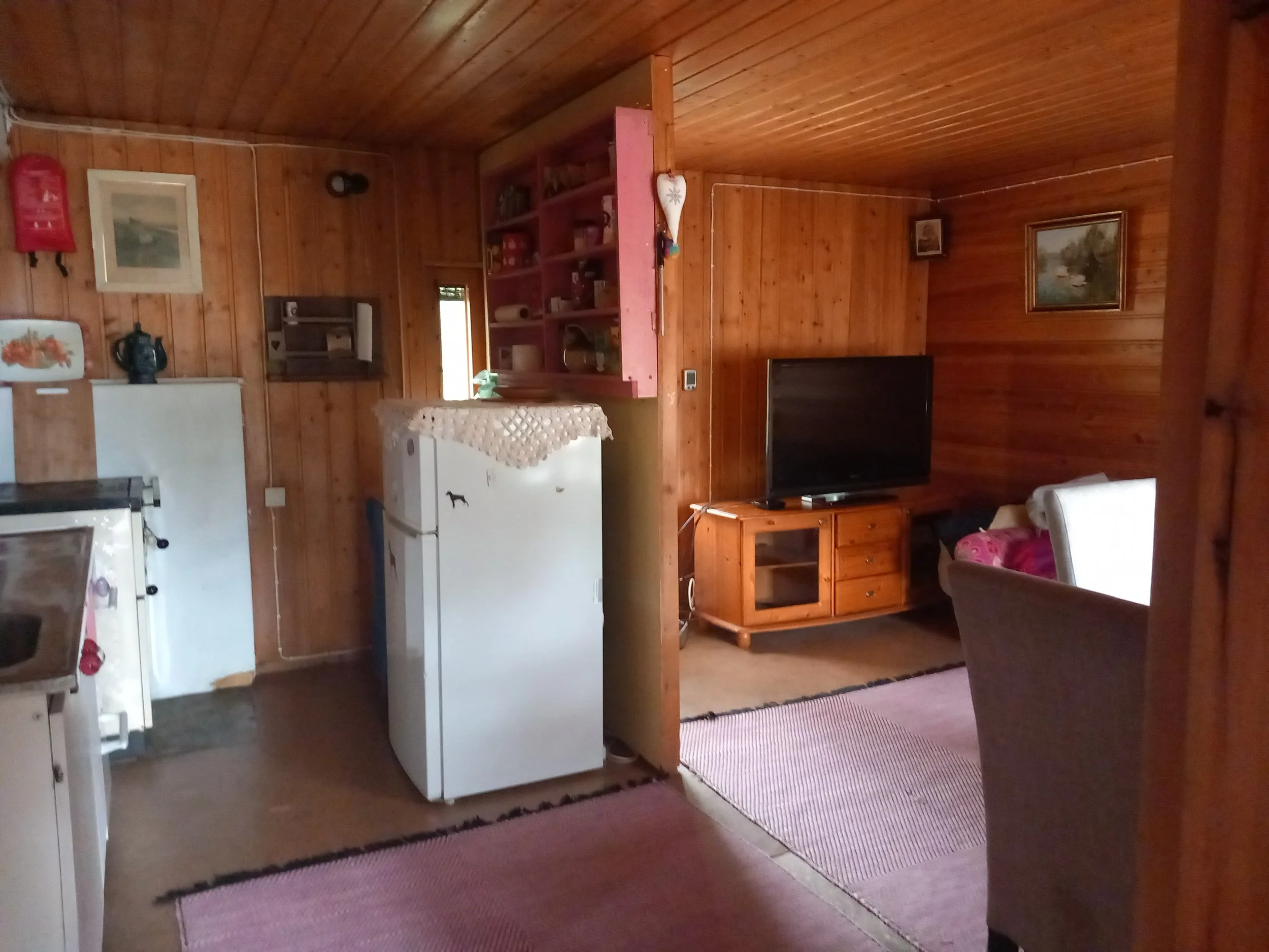 Vuokramökin sisätilat