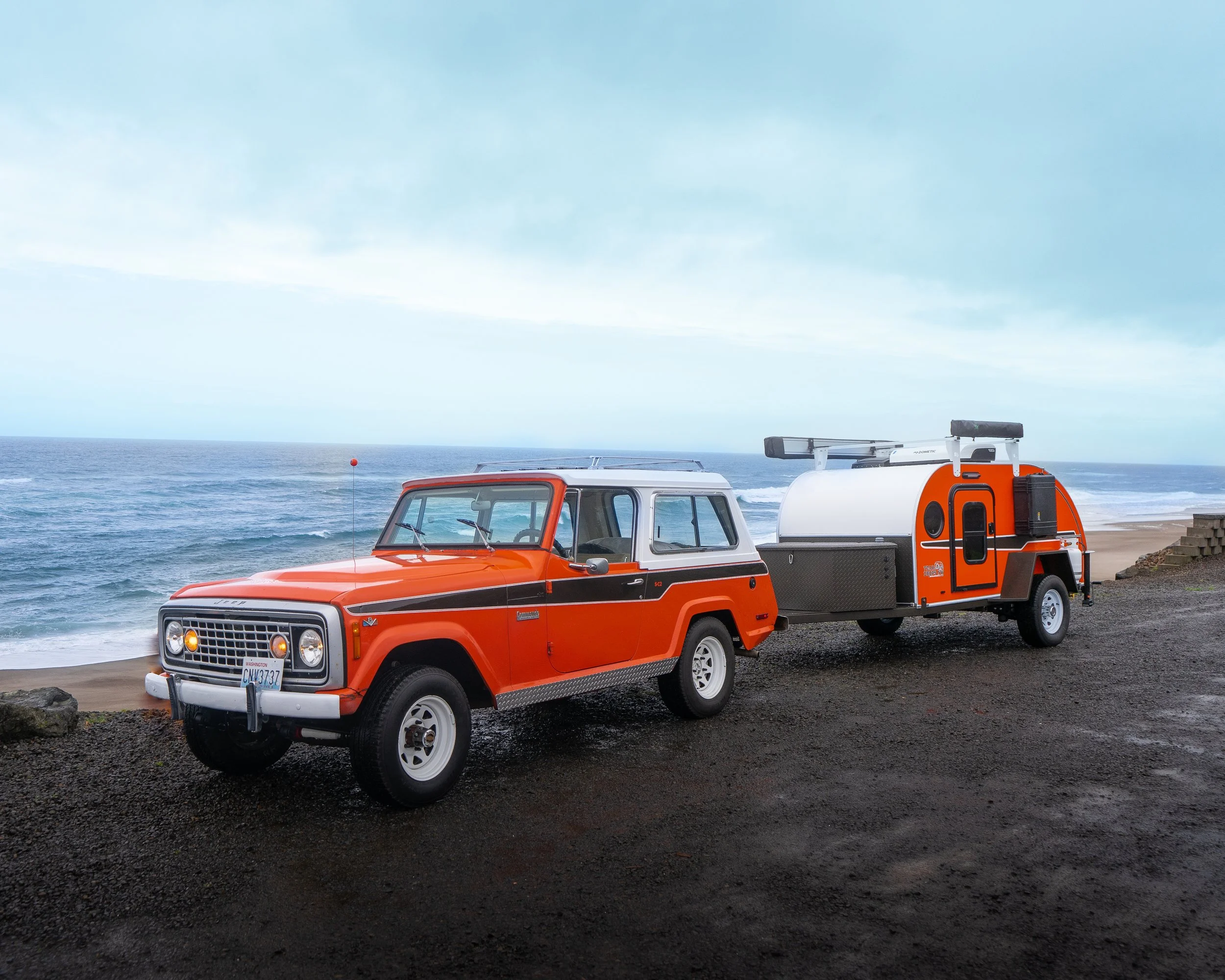 1972 Jeep Commando custom trailer