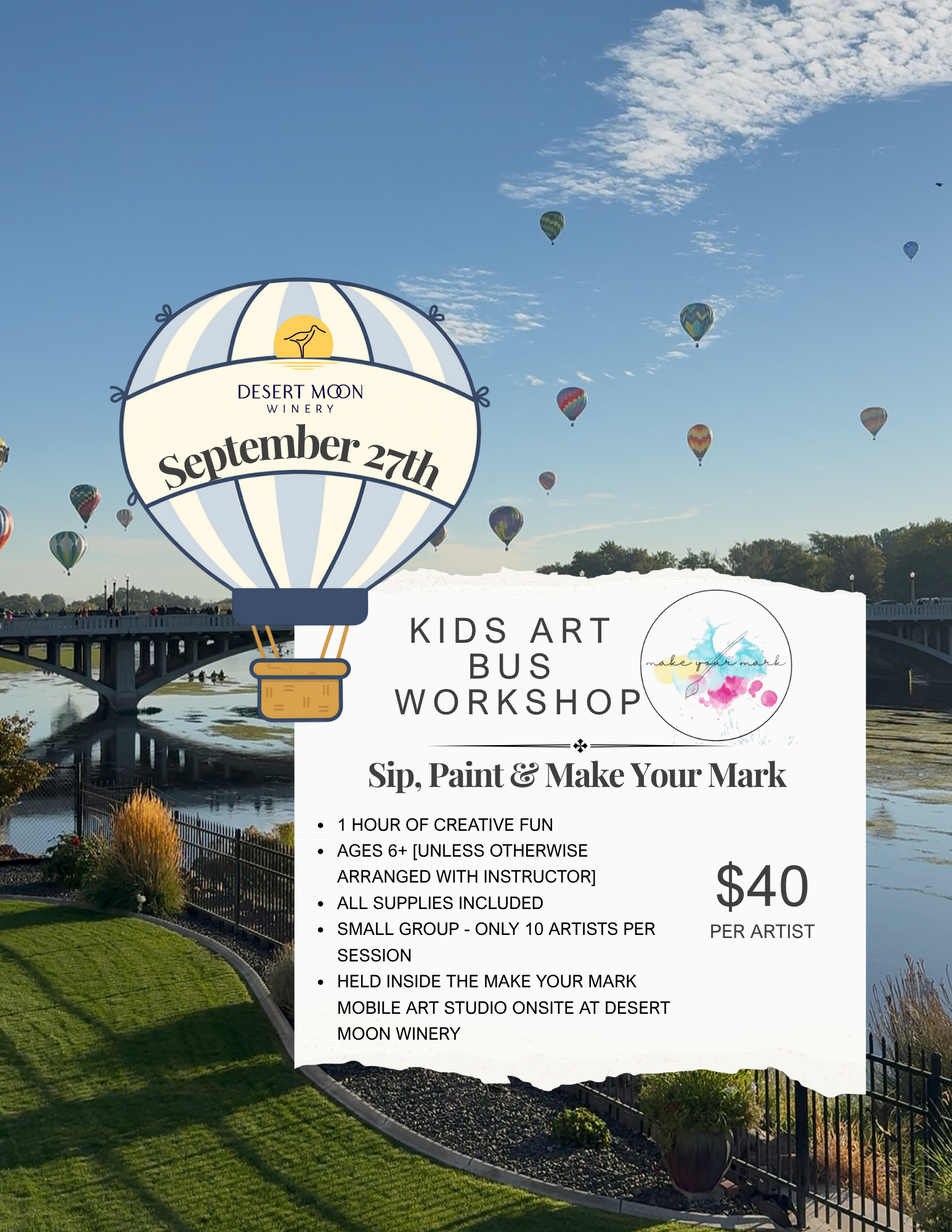 Paint, Sip & Make Your Mark