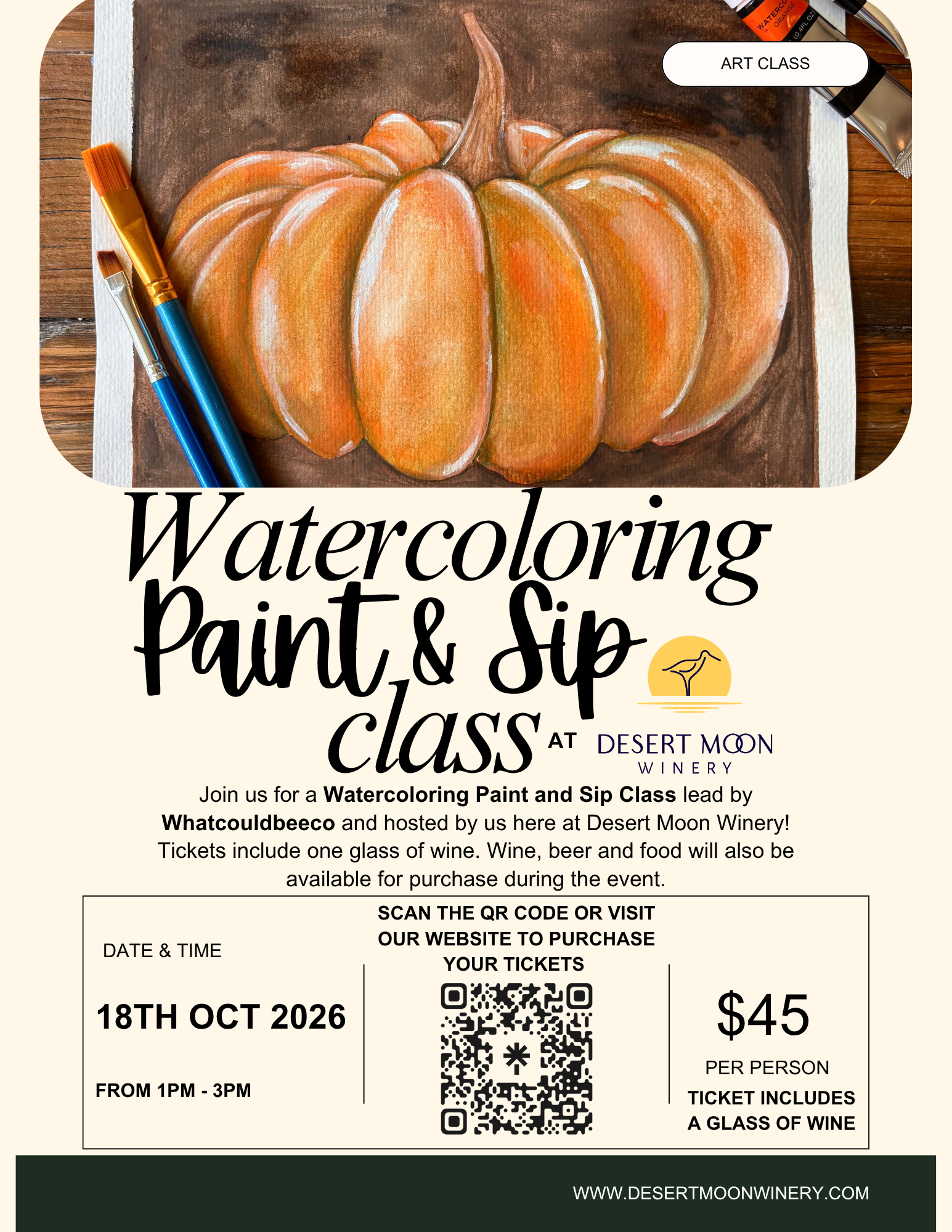 Watercoloring Paint & Sip