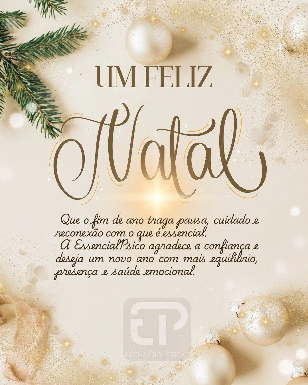 EssencialPsico deseja um Feliz Natal!
