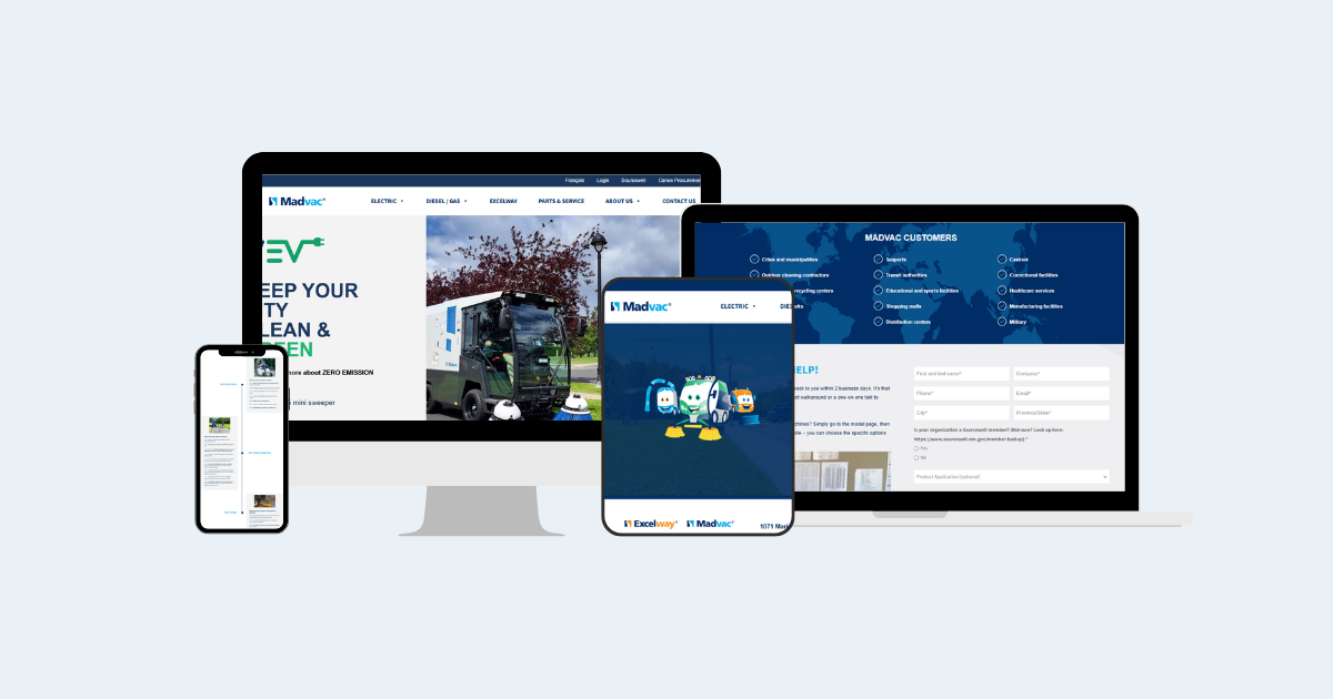 Madvac Website Redesign & Digital Optimization