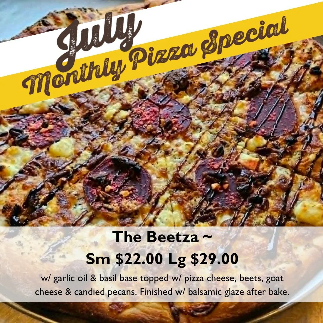 July Pizza Special the Beetza