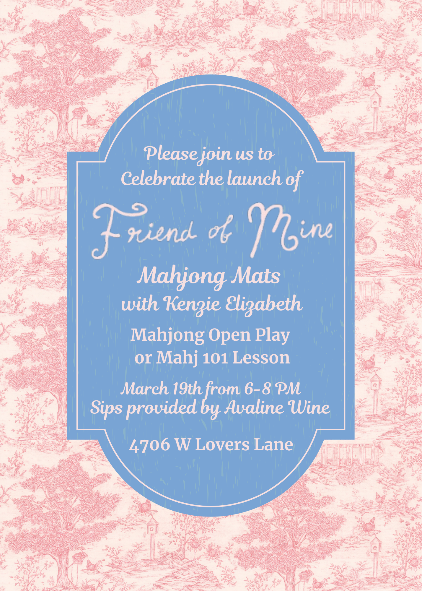 Kenzie Elizabeth Mahjong Mat Release Party- Mahj 101 Lesson