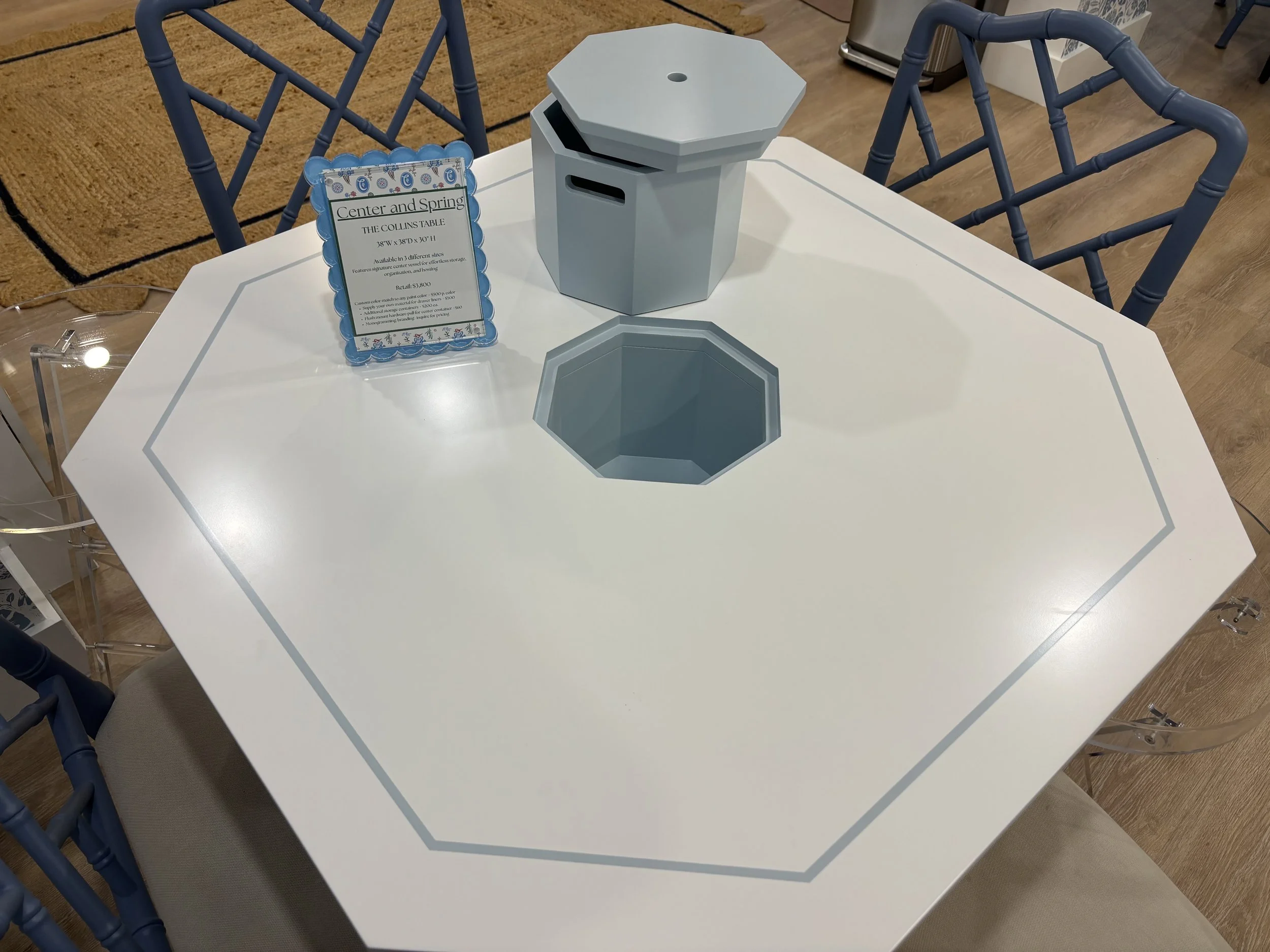 Center and Spring Table