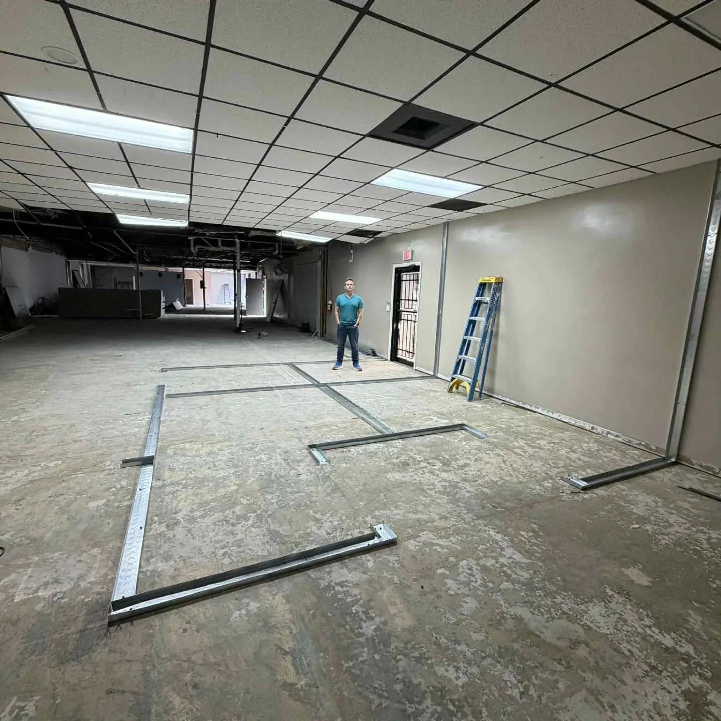 A few sneak peeks of the renovations currently happening  in our NEW HOME! Tons of demo has been done and some wall framing has even started! CRAZY! 😝🤩😁