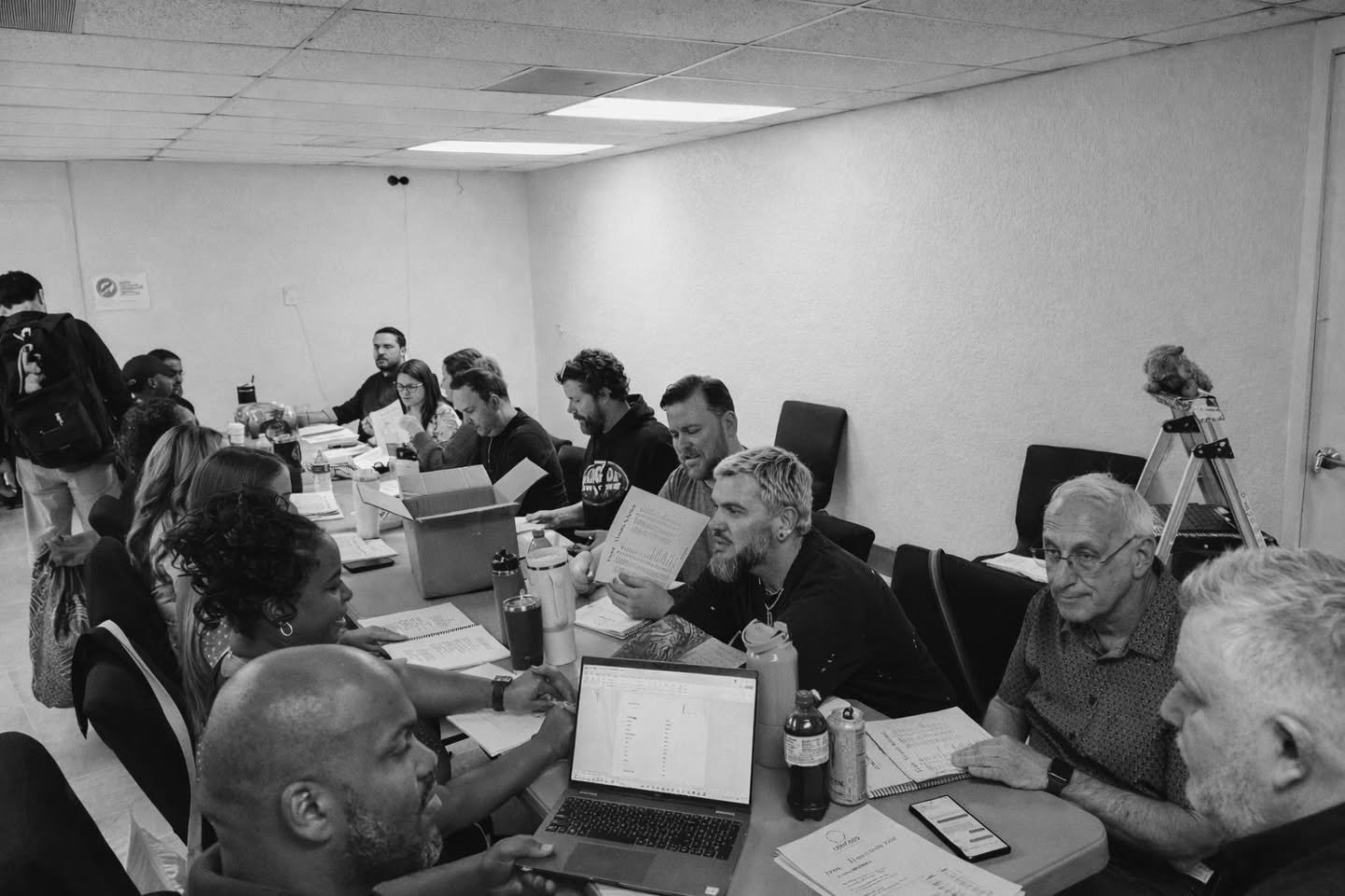 What a great night! First rehearsal with the first cast &amp; crew for the first show. Here's to many more!!! 

We gathered around a table&hellip;

but what&rsquo;s really happening here is something much bigger.

Voices finding their footing.
Moment