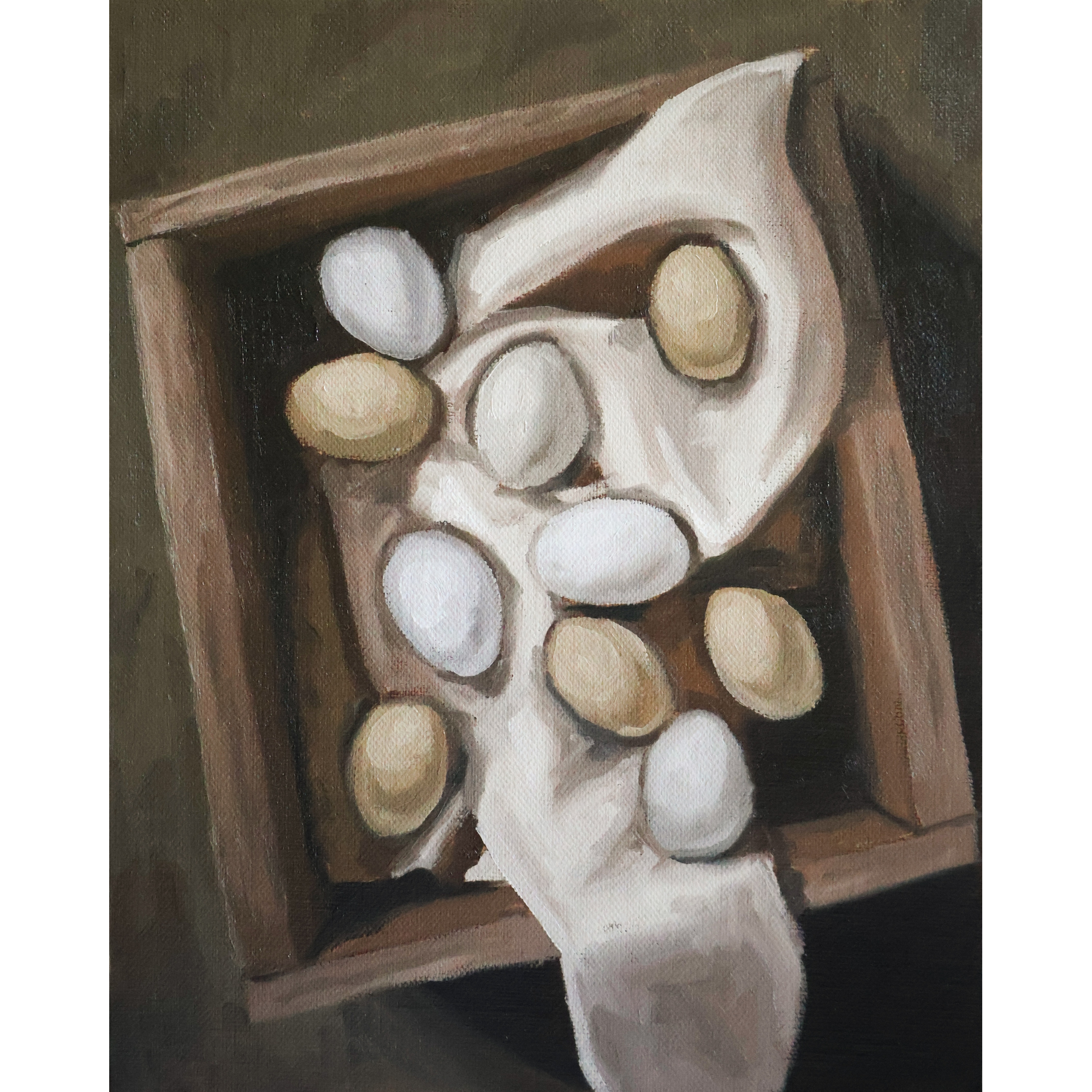 Eggs in a Basket Print