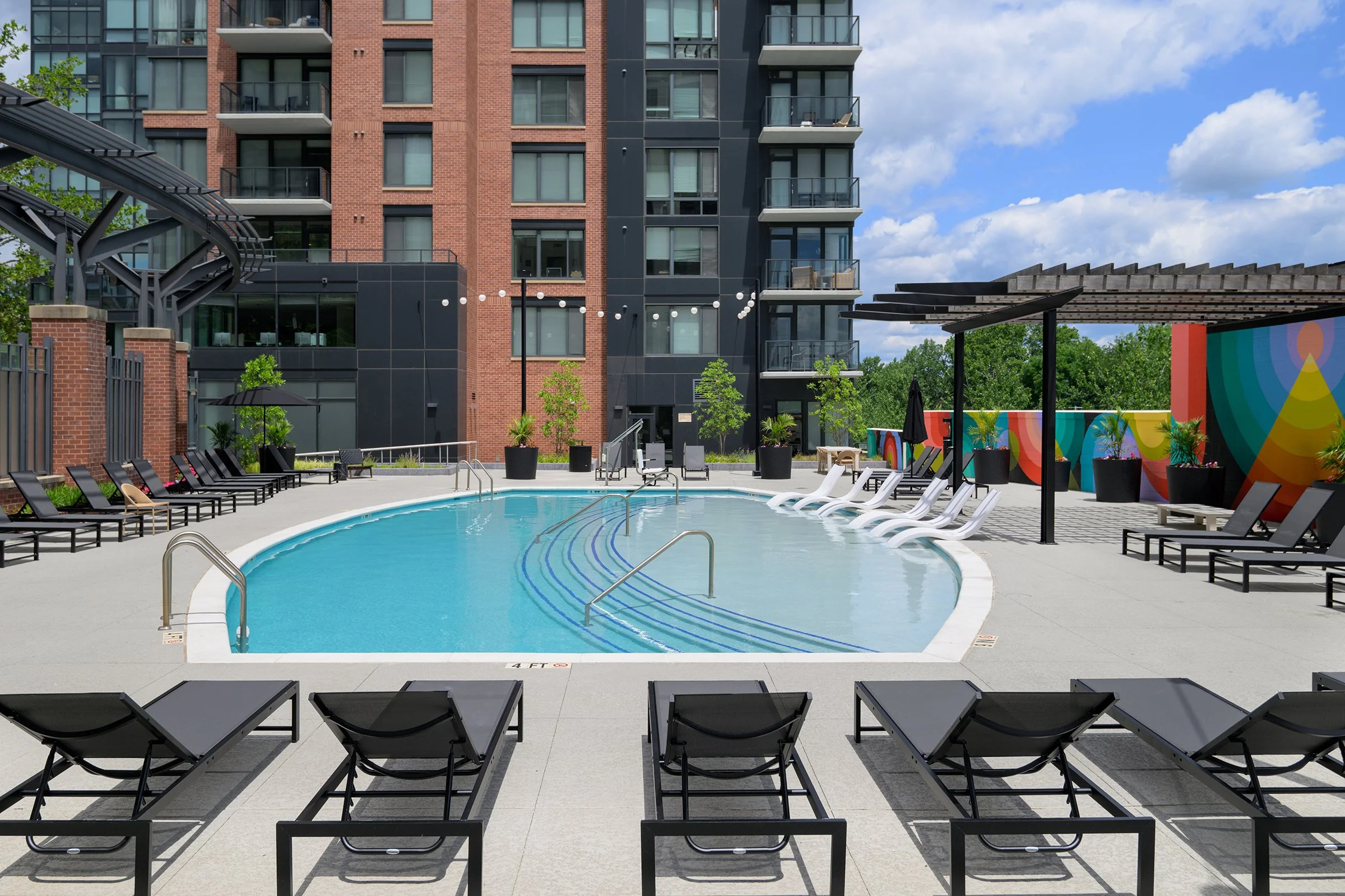   Spacious Outdoor Swimming Pool