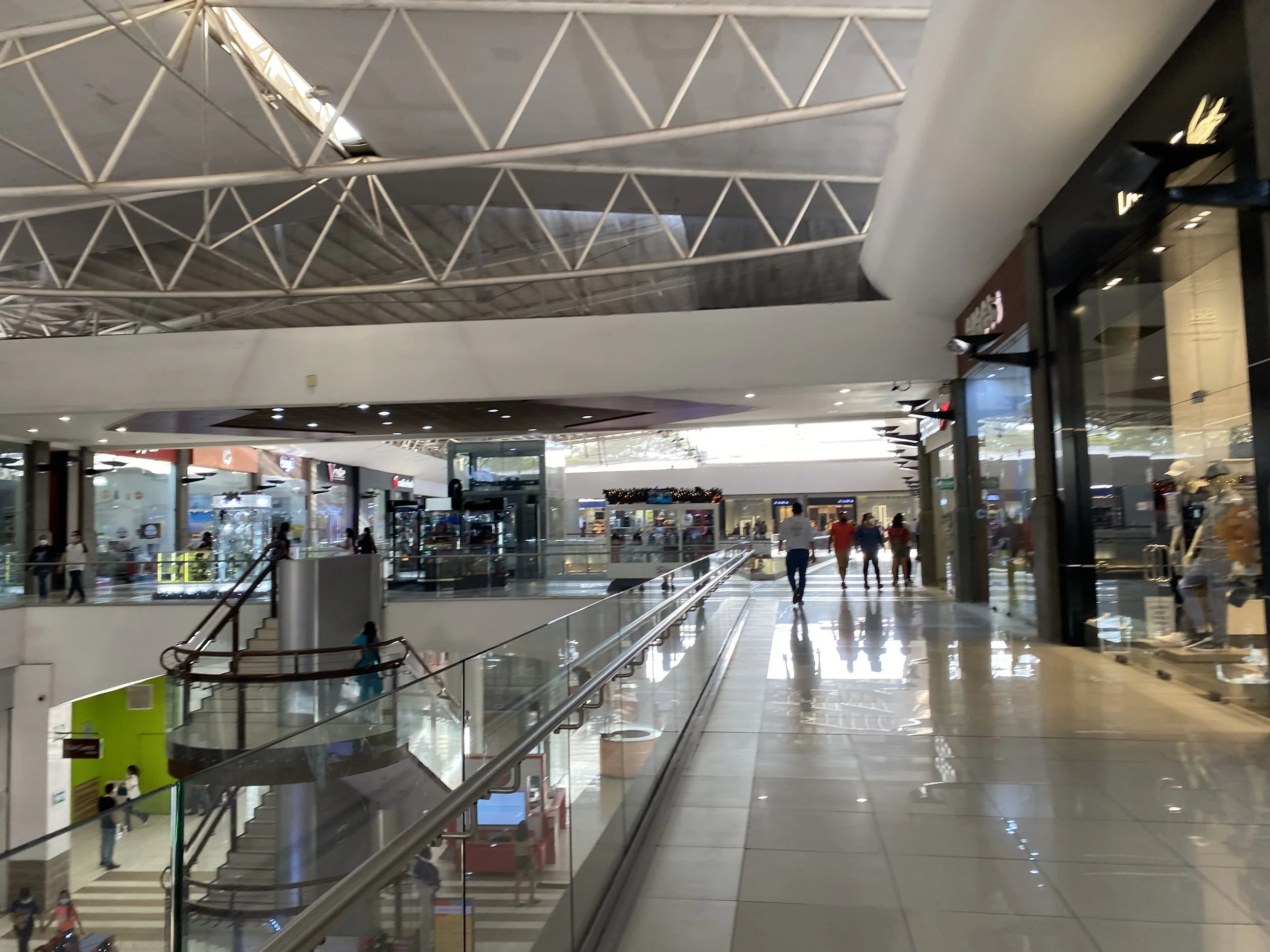 One of Managua’s modern malls — clean, spacious, and very different from the rest of the country.