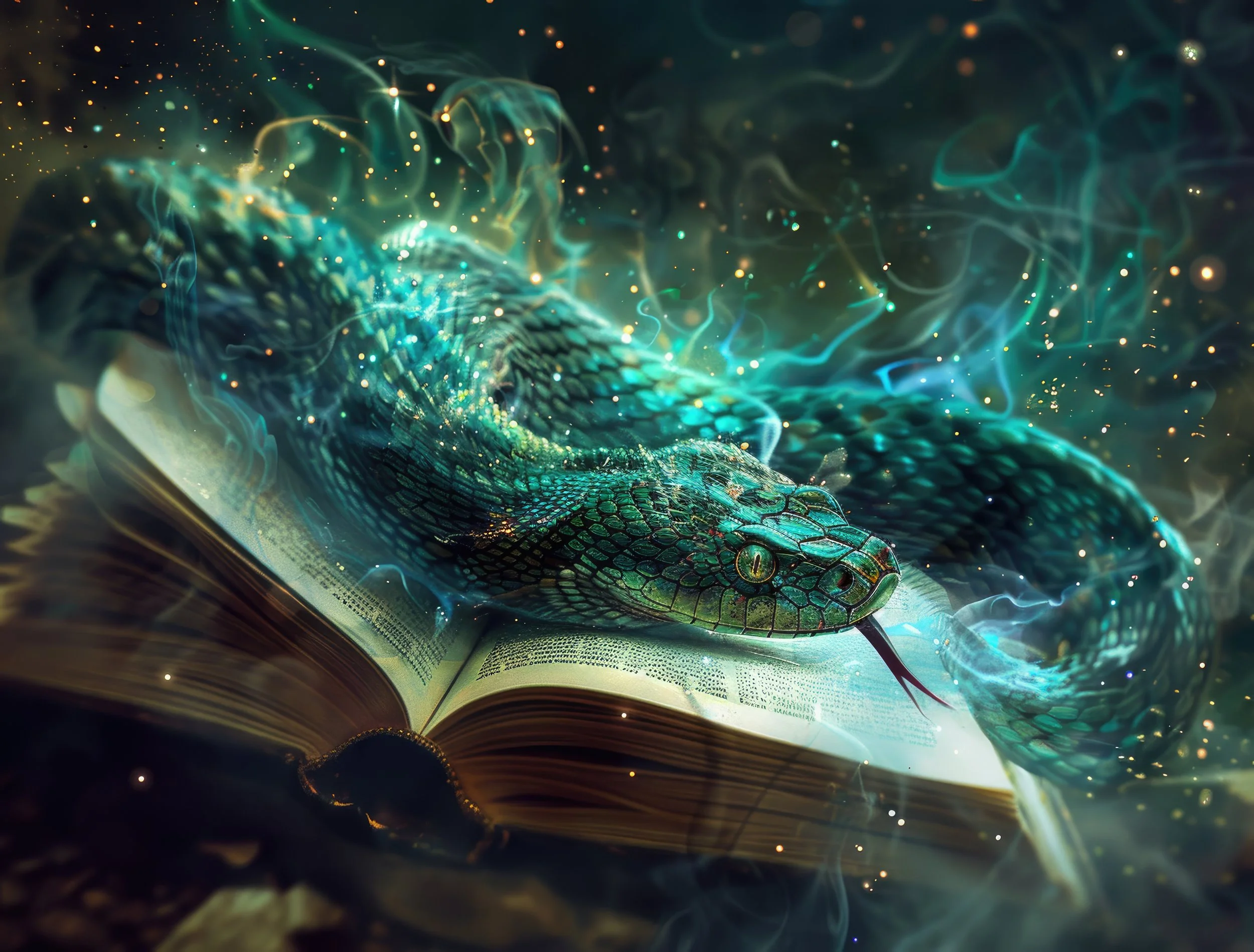 Trecho do Livro da Luz:           “Da Serpente que Dança Entre Mundos”