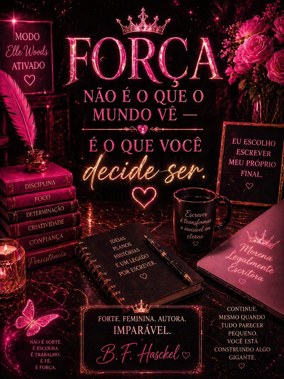 Força não é o que o mundo vê — é o que você decide ser 💫