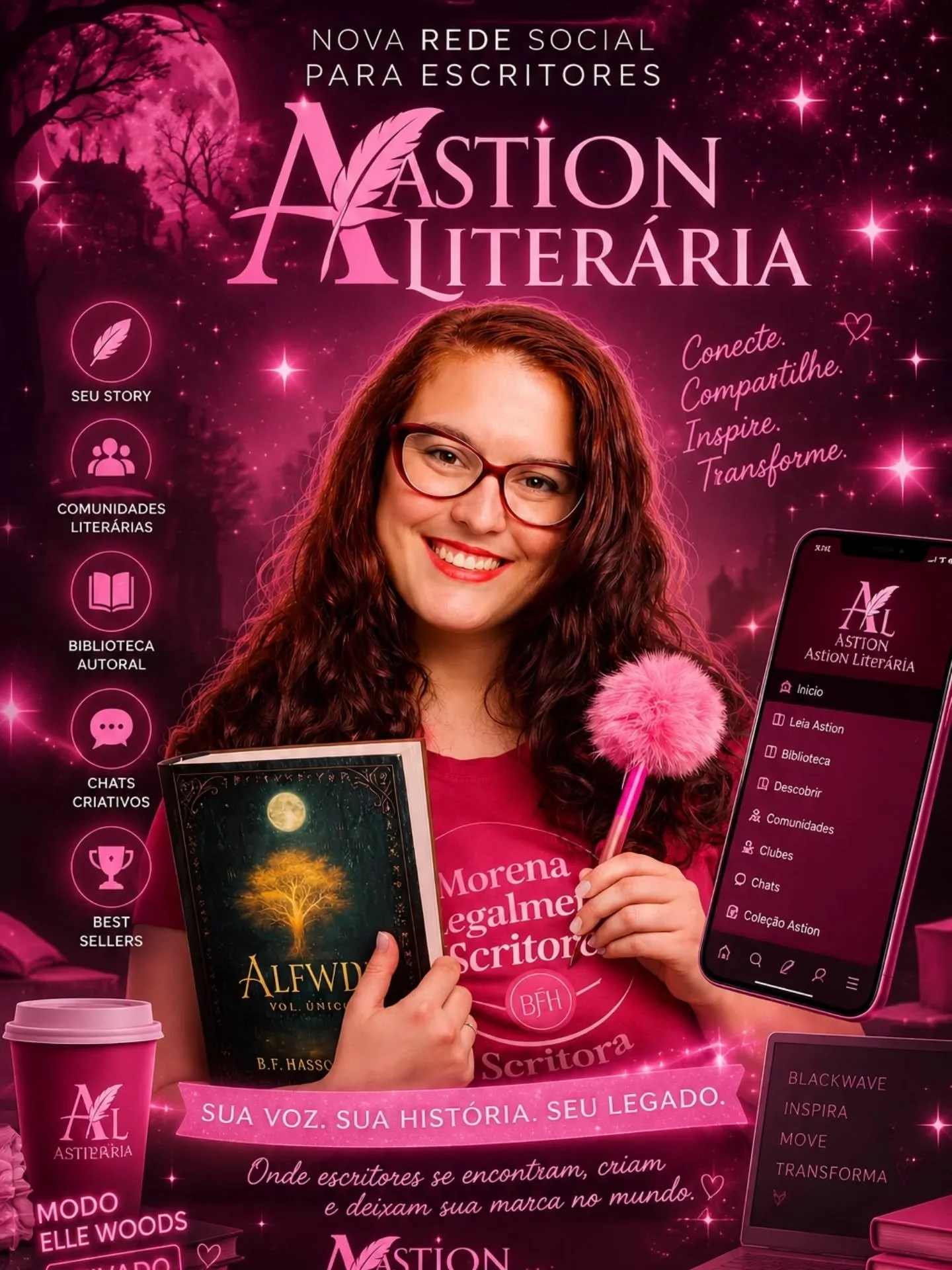 Venham fazer parte voc&ecirc; tamb&eacute;m sigam @astionliteraria @astionliteraria @astionsaga