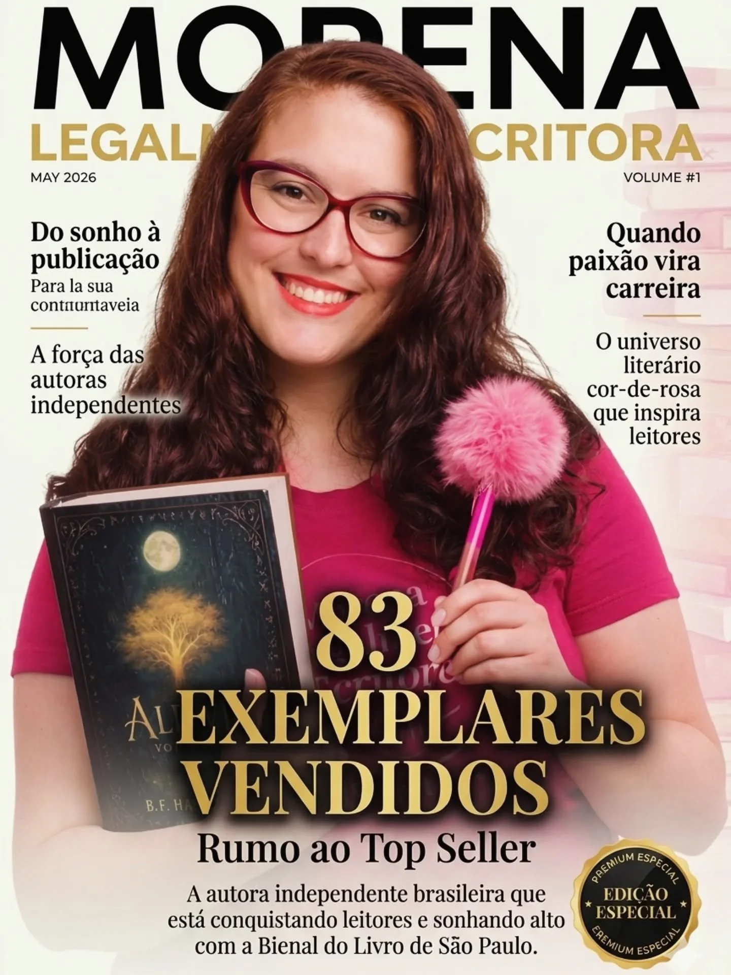 83 exemplares vendidos. ✨📚

Pode parecer s&oacute; um n&uacute;mero para algumas pessoas&hellip;
mas para uma autora independente, cada livro vendido carrega coragem, inseguran&ccedil;a, noites escrevendo, sonhos gigantes e leitores dizendo:
&ldquo;