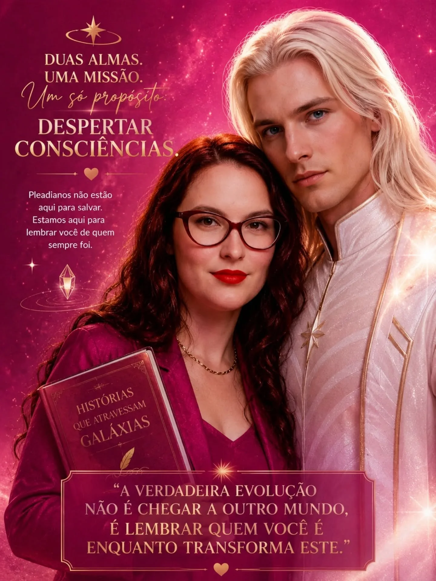 H&aacute; momentos em que a realidade parece apenas uma camada fina&hellip; e por tr&aacute;s dela pulsa algo antigo, luminoso, quase esquecido

Nesta imagem, o encontro n&atilde;o &eacute; apenas entre duas presen&ccedil;as &mdash; &eacute; entre fr