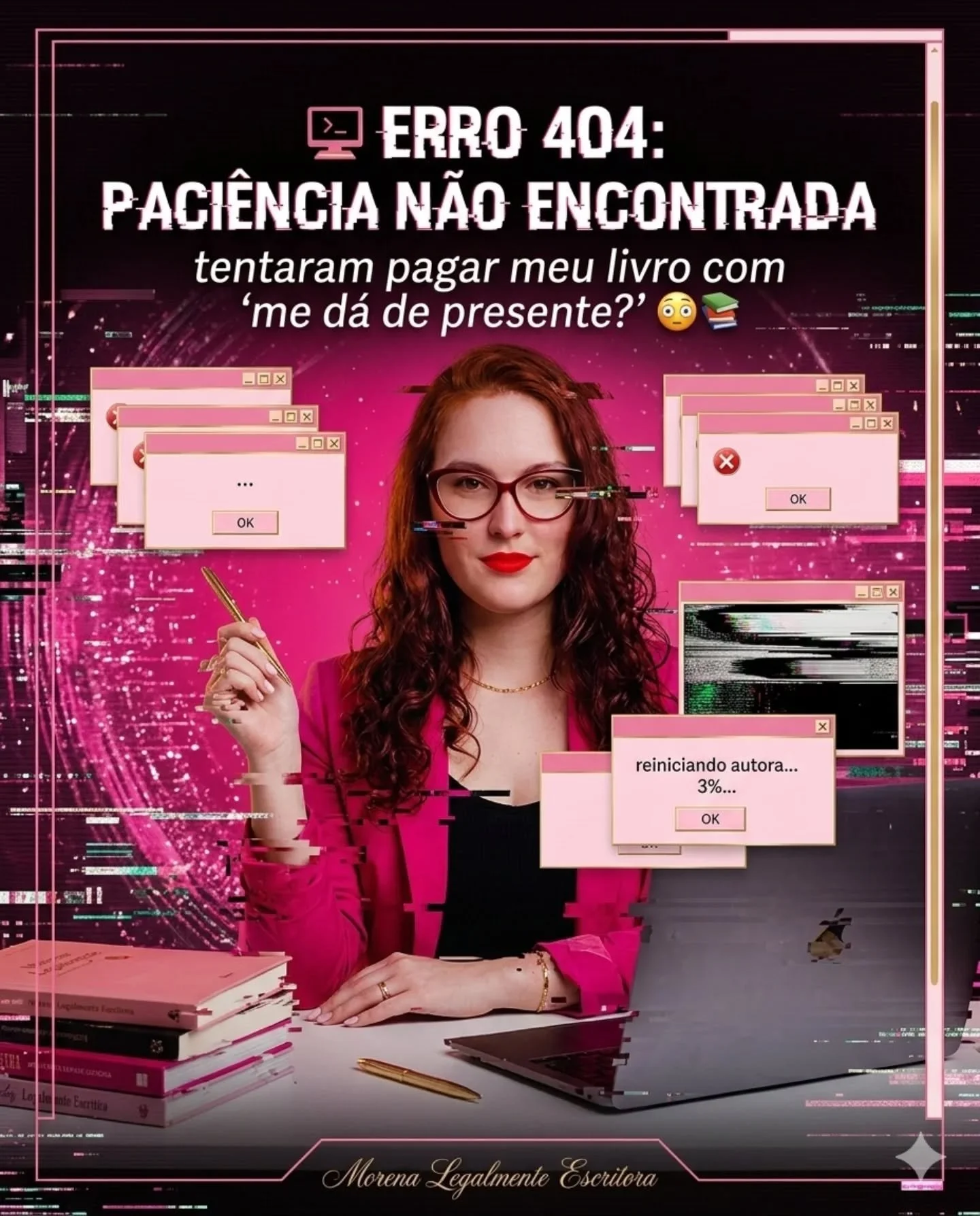 💥 &ldquo;SISTEMA DETECTOU UMA SITUA&Ccedil;&Atilde;O INACREDIT&Aacute;VEL&hellip;&rdquo;
💥 &ldquo;ERRO 404: PACI&Ecirc;NCIA N&Atilde;O ENCONTRADA&rdquo;
💥 &ldquo;ALERTA: PEDIDO INESPERADO DETECTADO&hellip;&rdquo;
💥 &ldquo;AUTORA.EXE PAROU DE FUNC