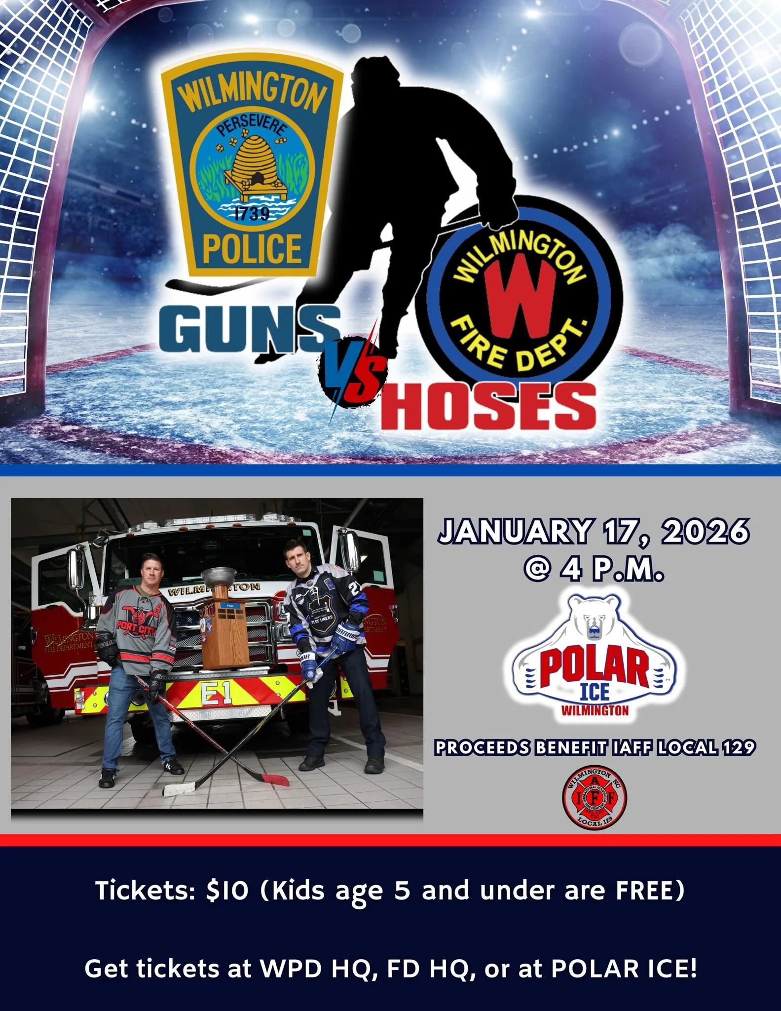 Guns vs. Hoses Hockey Game
