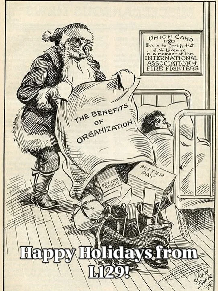 ⭐🎄🎉As 2025 comes to a close, we&rsquo;re proud of what Local 129 accomplished together.

This year was about showing up for each other, our families, and our future. Because of you, we continue pushing for safer staffing, healthcare after retiremen