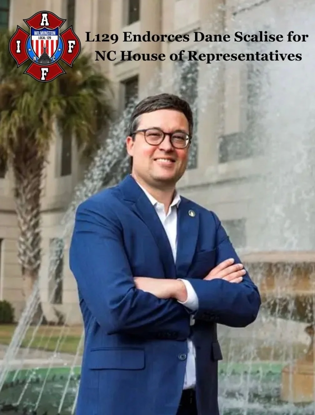 Wilmington Professional Firefighters Association Local 129 endorses @danescalise for the North Carolina House of Representatives.

We don&rsquo;t take endorsements lightly. Our approach is bipartisan: we support officials from either party who show u