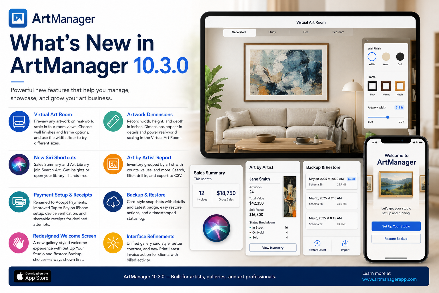 ArtManager 10.3.0 Introduces the Virtual Art Room and Powerful Workflow Enhancements